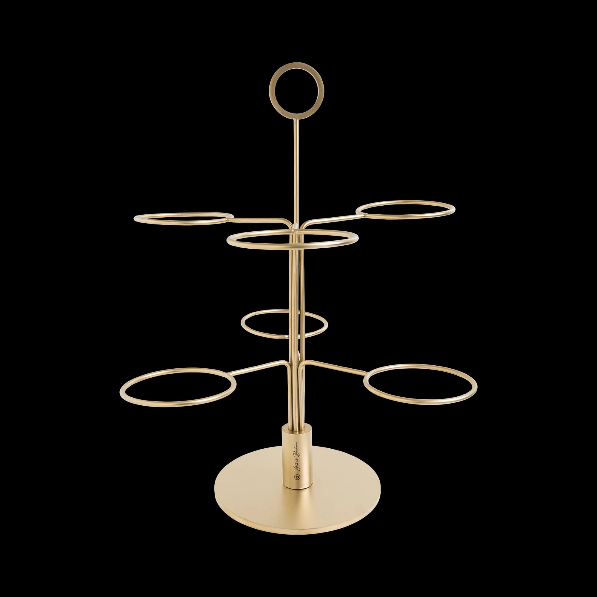 Clair Matte Gold 6 Tier Serving Stand