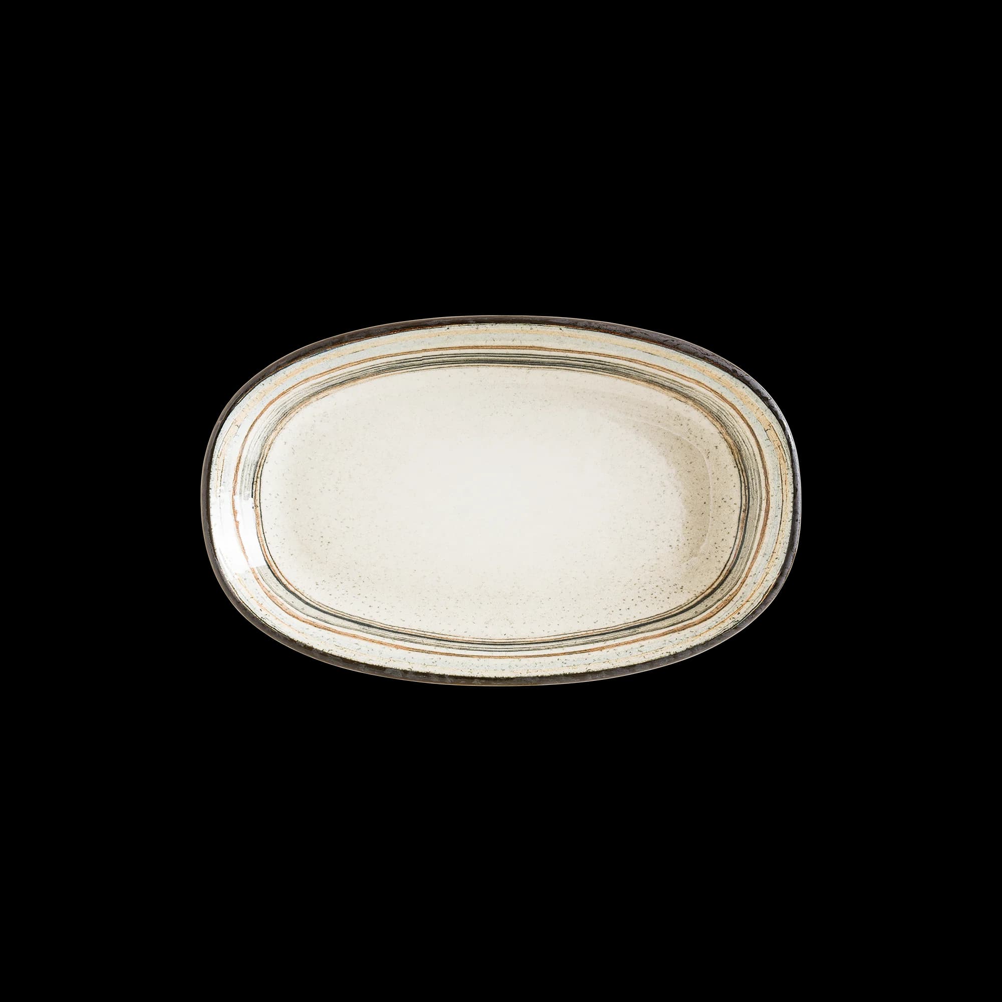 Cortado Spiral Gourmet Oval Plate 15*8.5 cm 95 cc