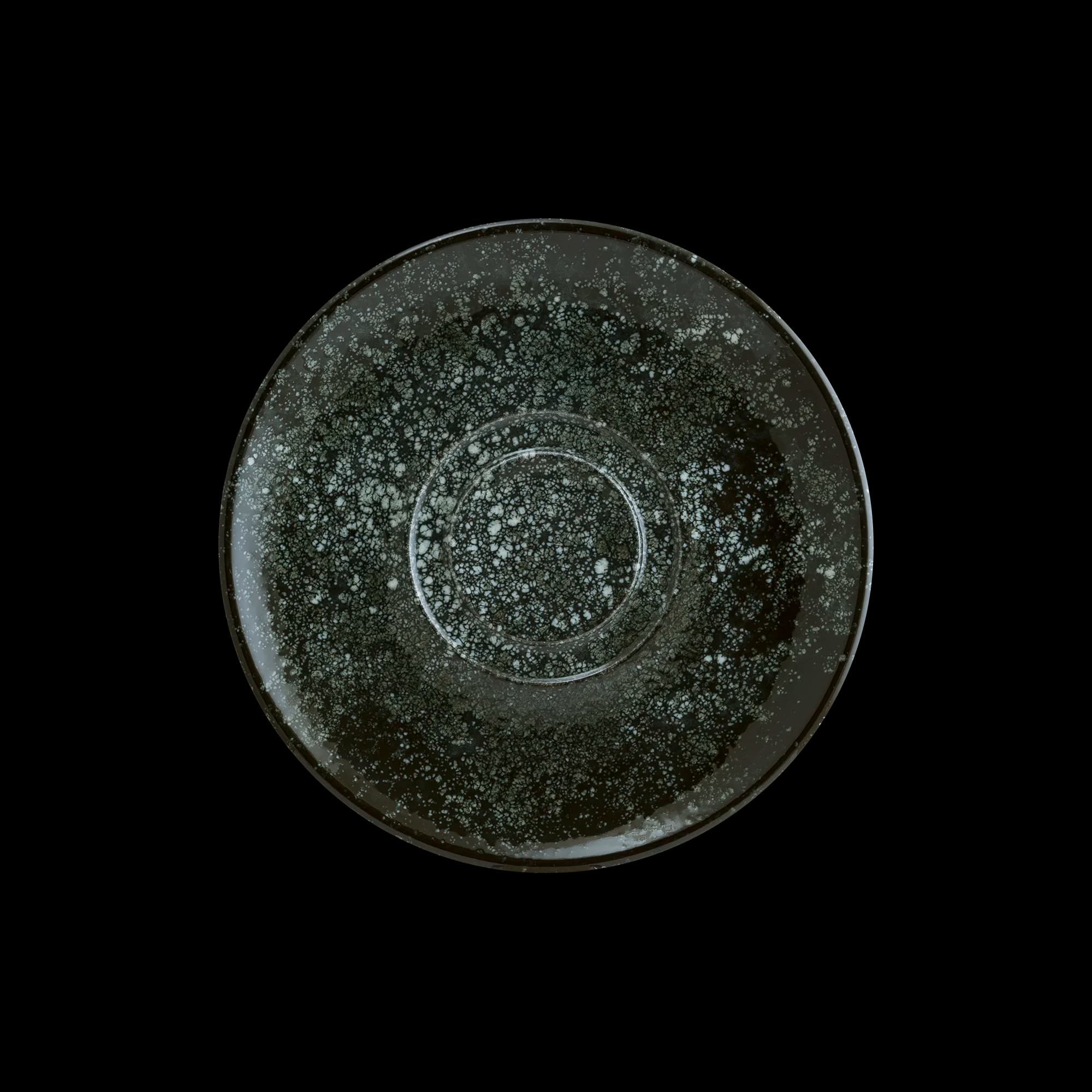 Cosmos Black Gourmet Consomme Plate 19 cm