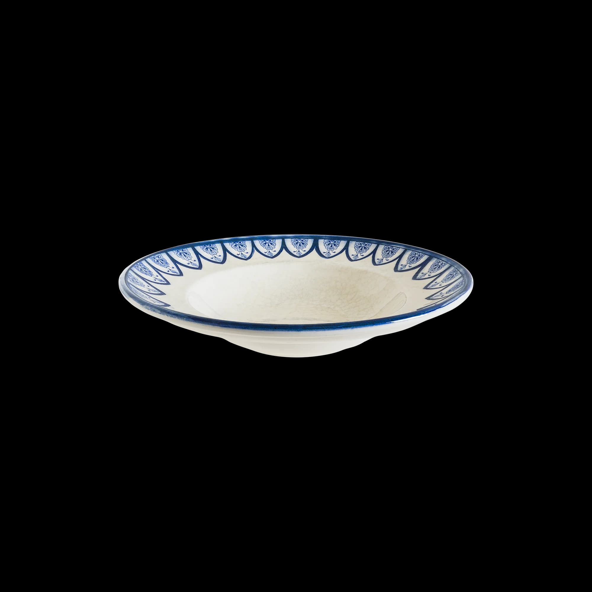 Esnaf Mid White Gourmet Deep Plate 27 cm 450 cc