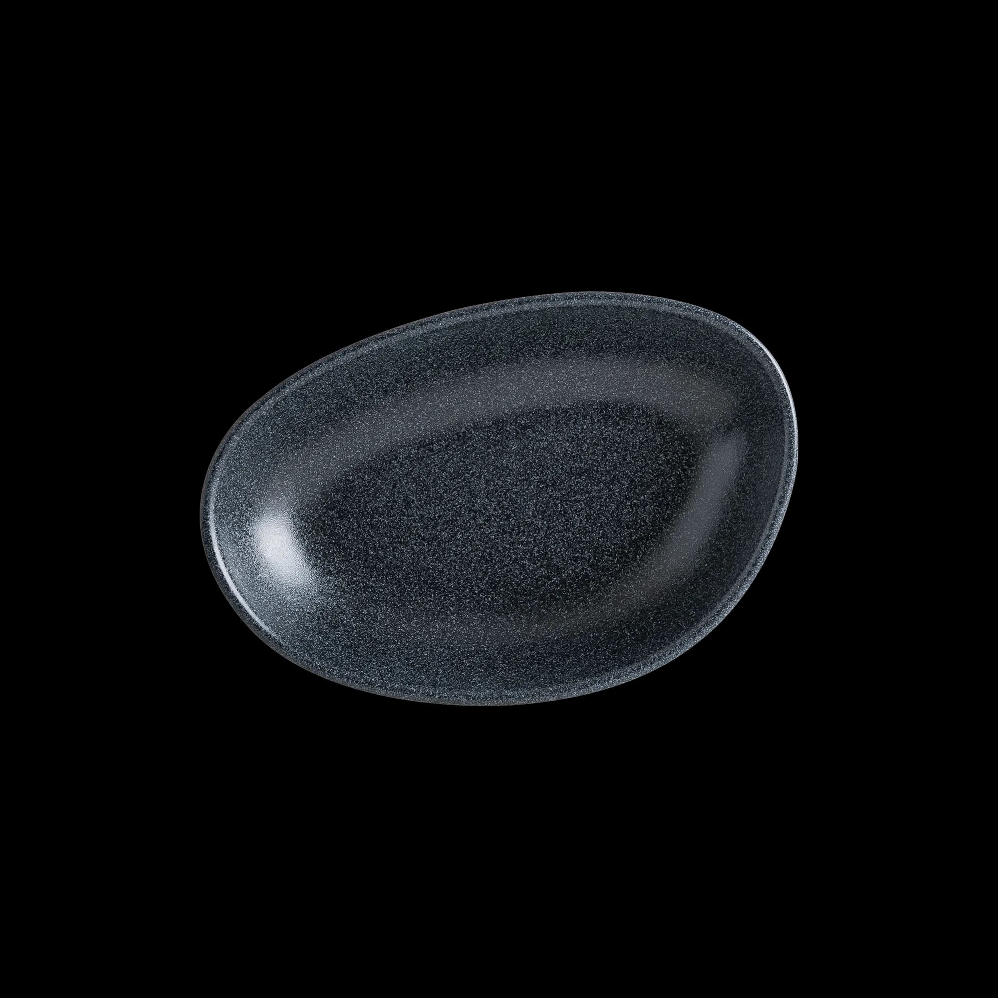 Graphite Vago Oval Plate 15*8.5 cm  140 cc
