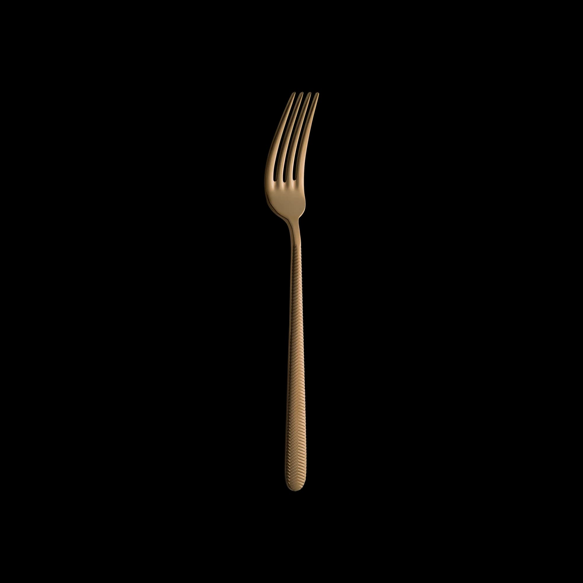 Illusion Mat Bronze Dessert Fork