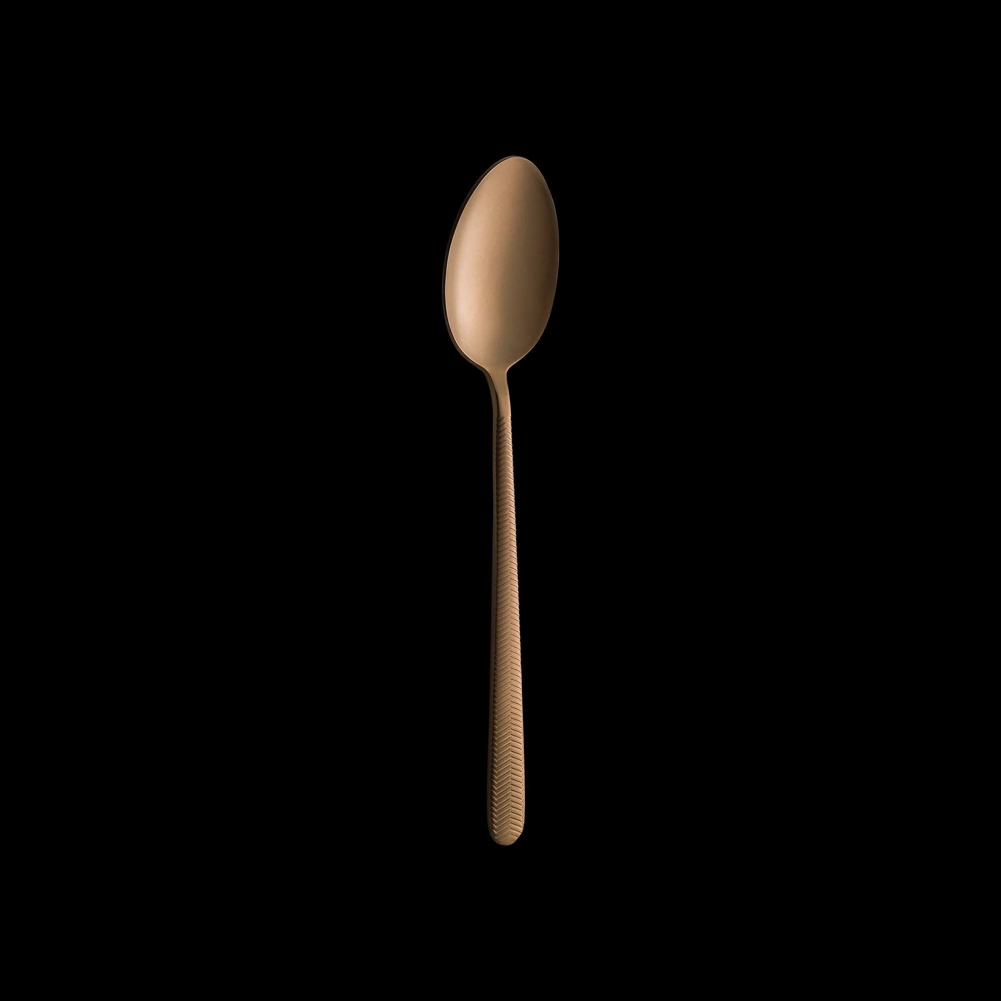 Illusion Mat Bronze Dessert Spoon