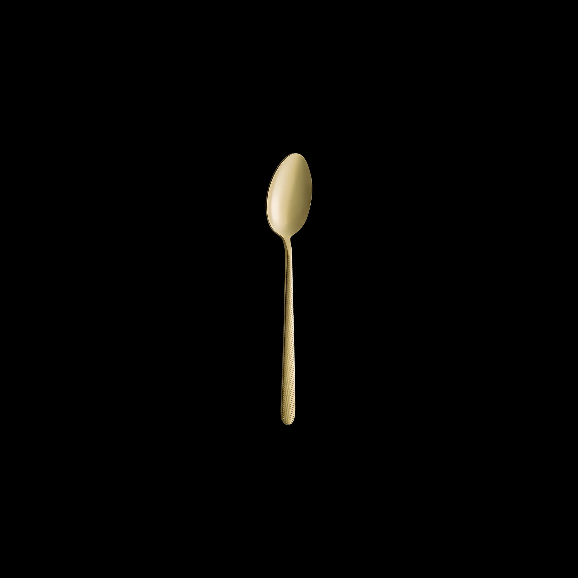 Illusion Mat Gold Demitasse Spoon 11cm