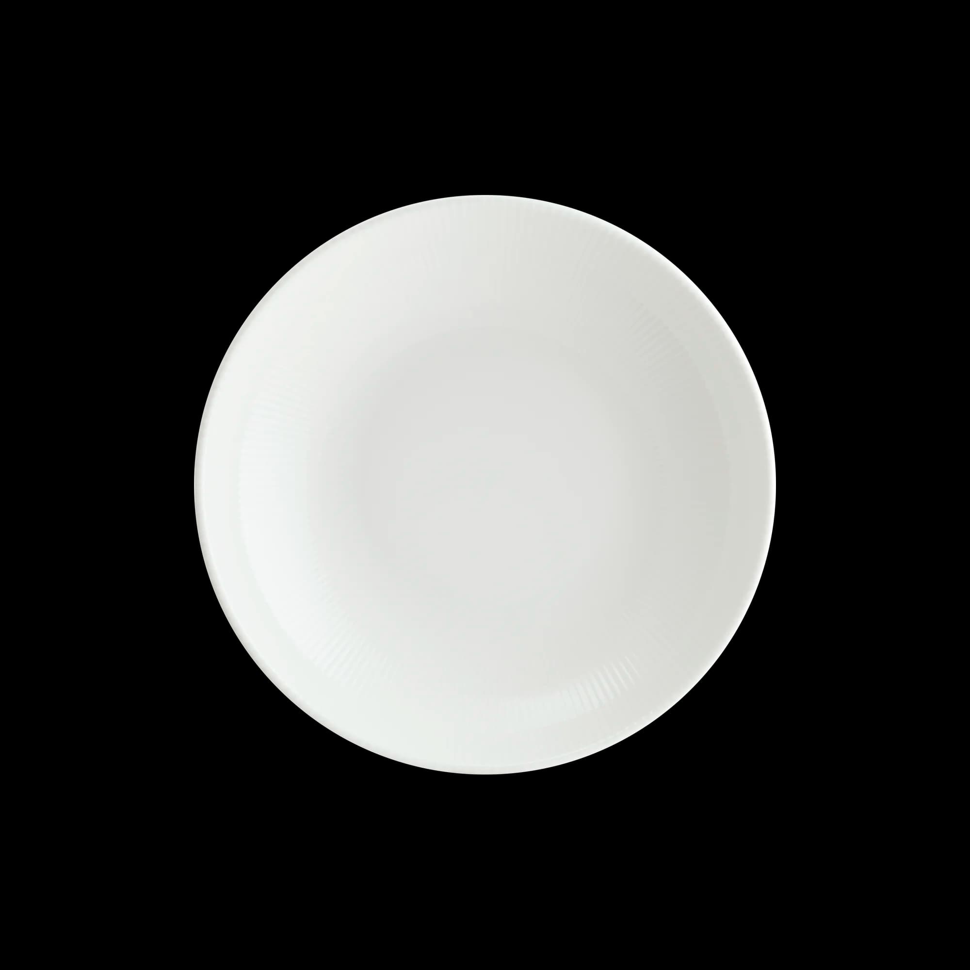 Iris White Bloom Deep Plate 23 cm 1000 cc