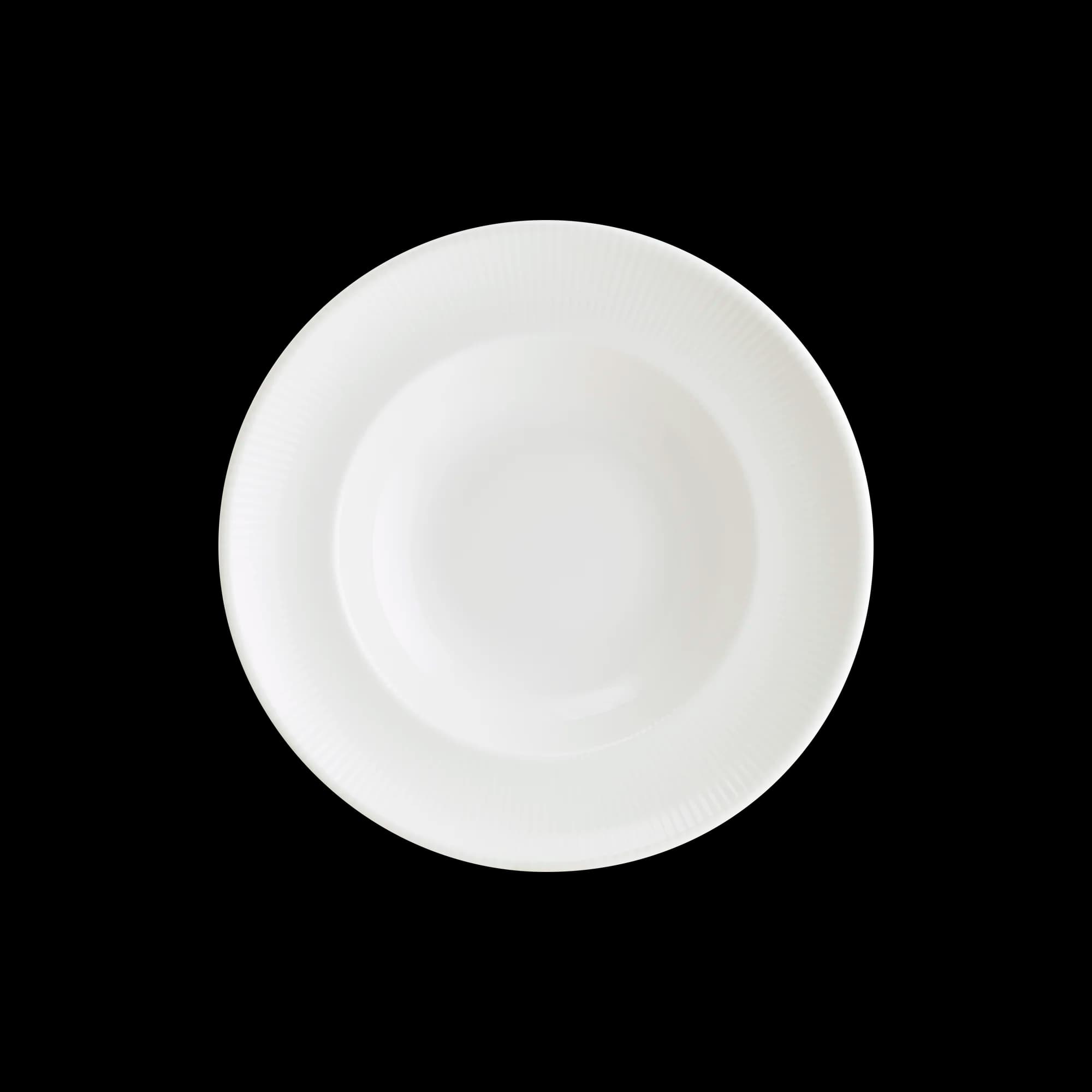 Iris White Gourmet Deep Plate 24 cm 400 cc