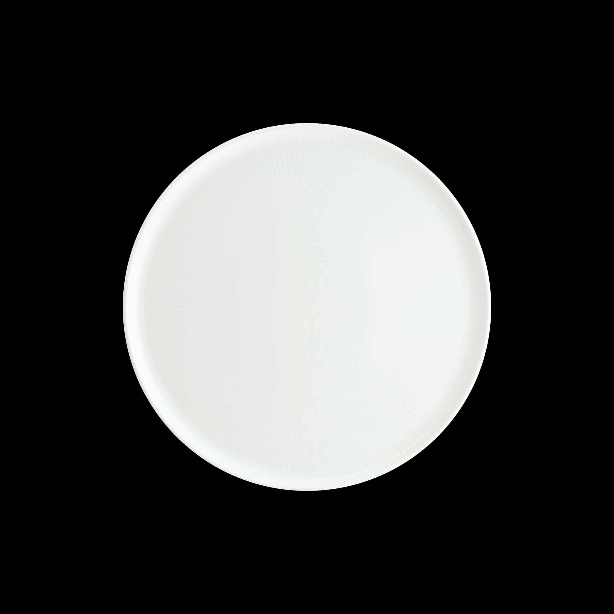 Iris White Gourmet Flat Plate 32 cm