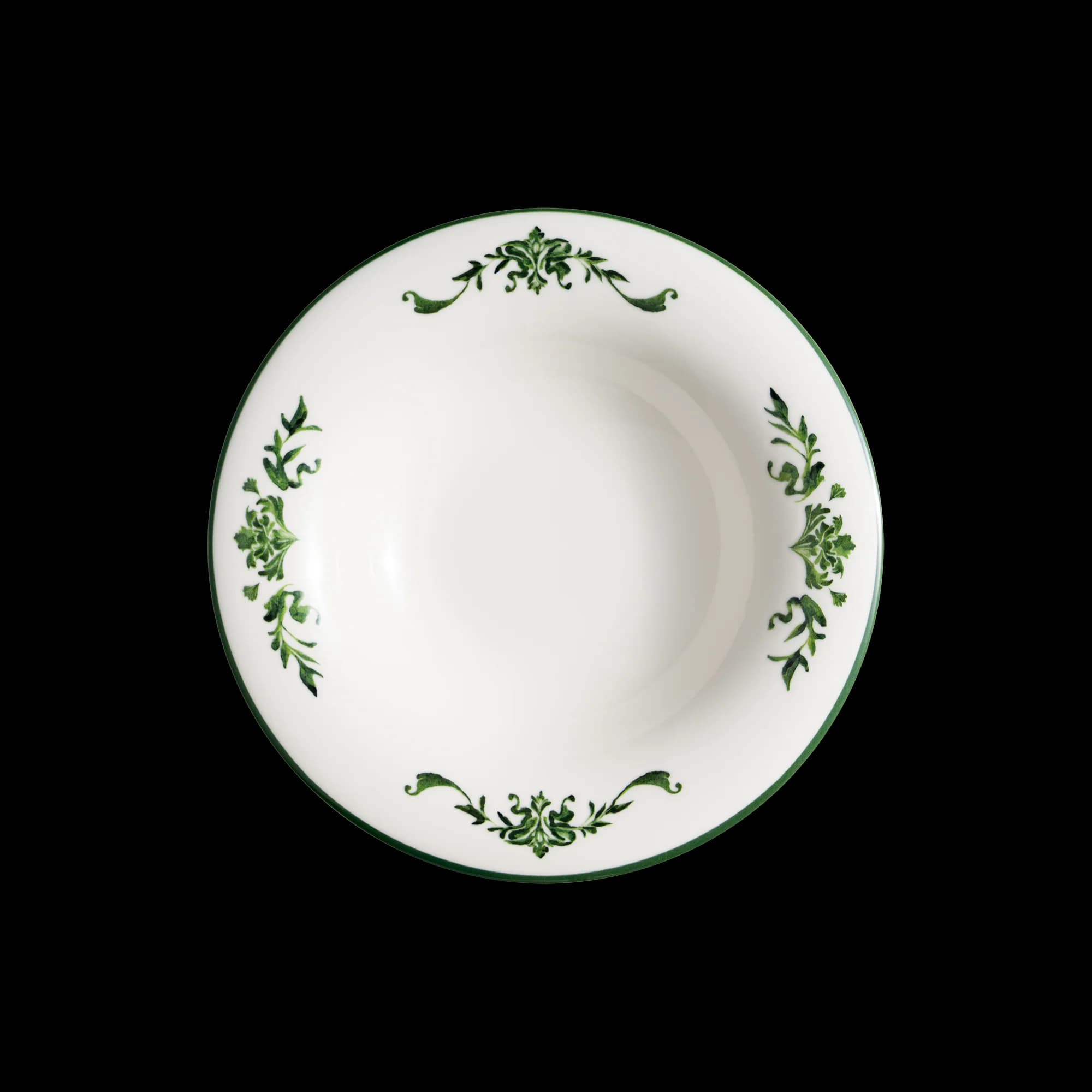 Lavis Green Albus Deep Plate 27 cm 500 cc