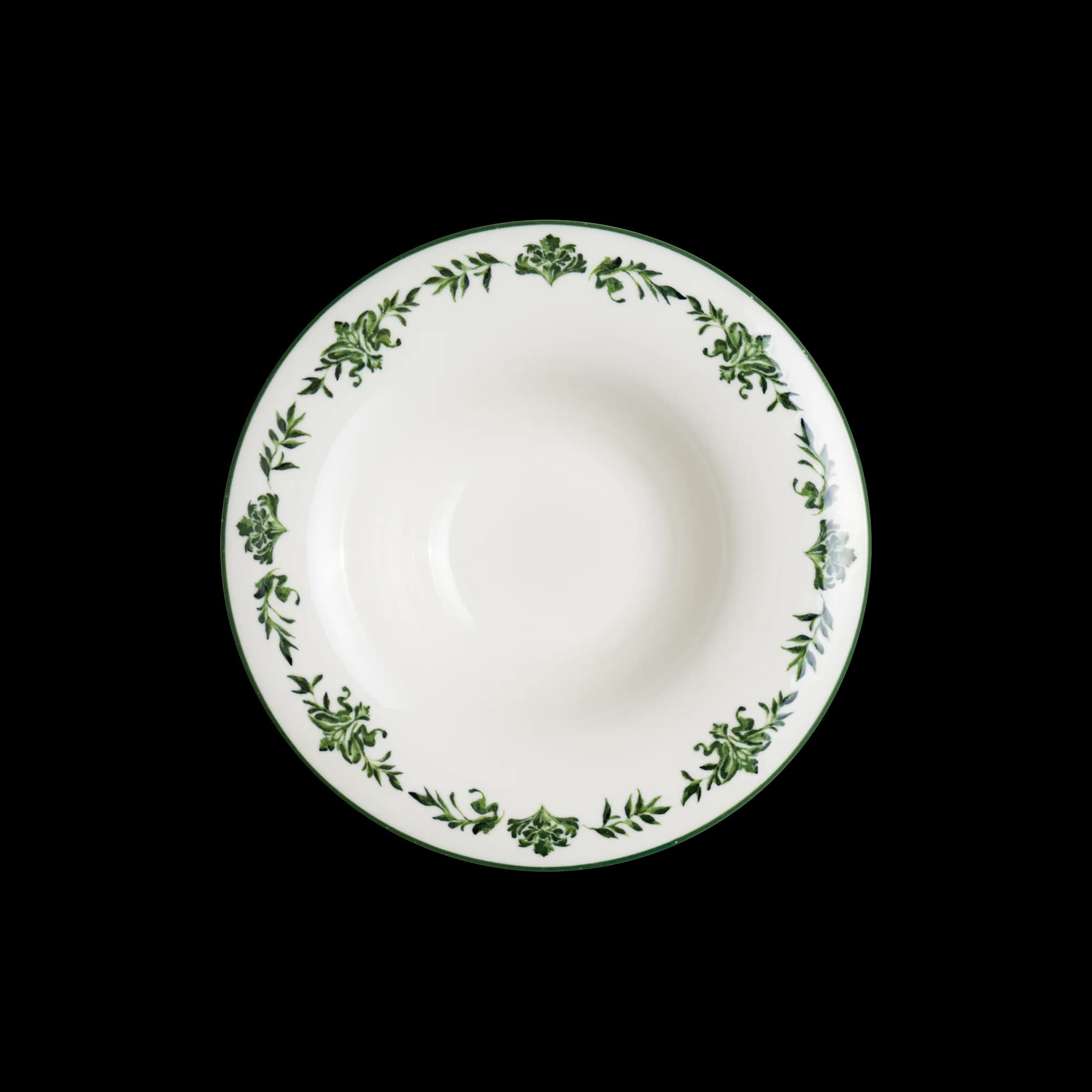 Lavis Green Albus Deep Plate 28 cm 490 cc