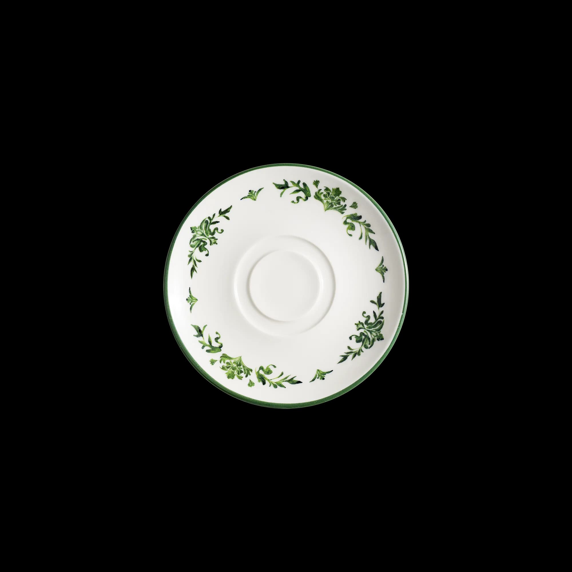 Lavis Green Gourmet Consomme Plate 19 cm