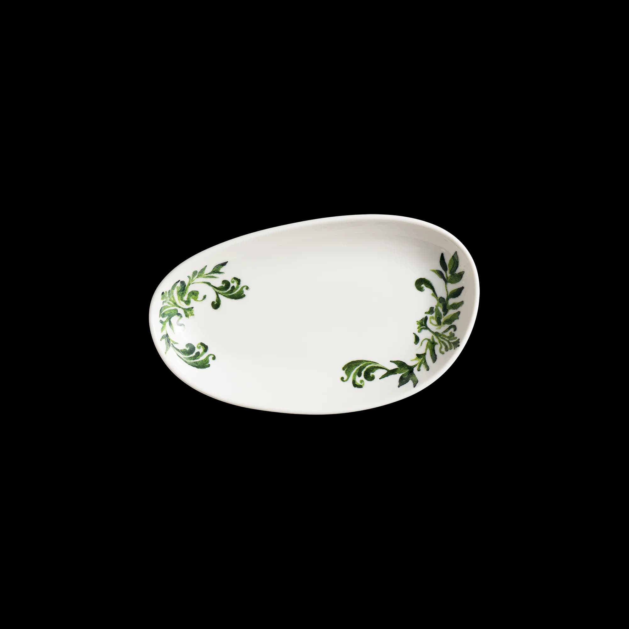 Lavis Green Vago Oval Plate 20*12 cm 240 cc