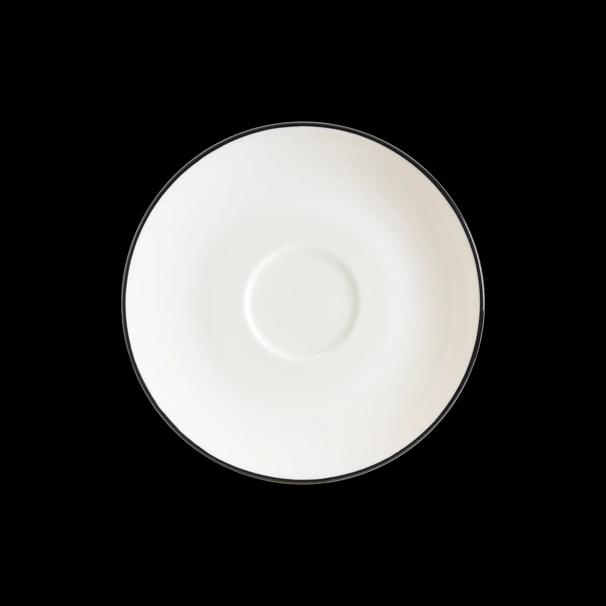 Linea Black Gourmet Coffee Saucer 12 cm