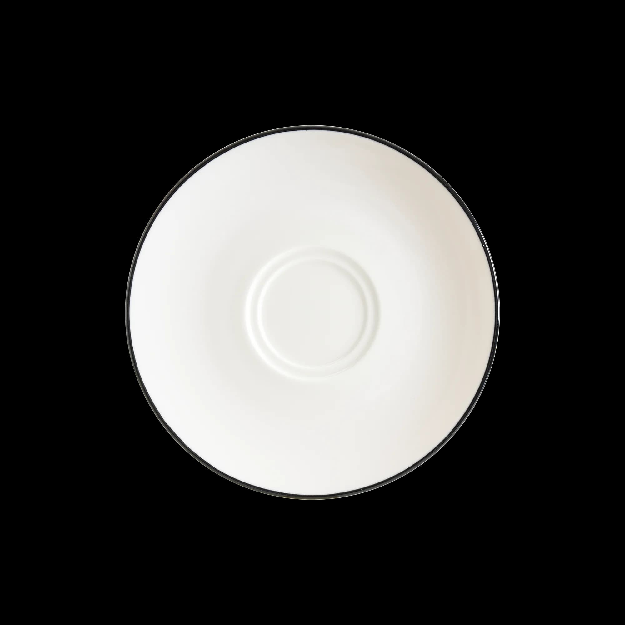 Linea Black Gourmet Coffee Saucer 16 cm