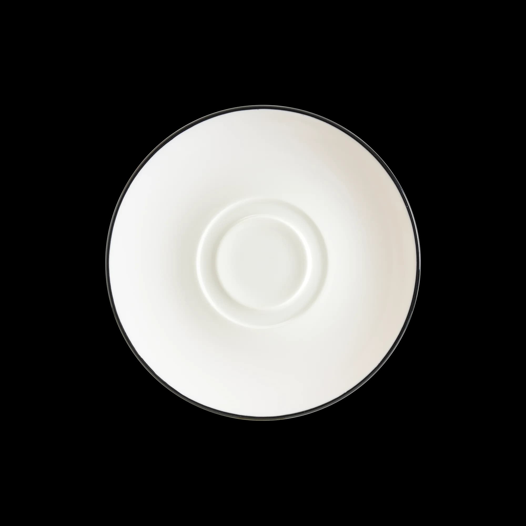 Linea Black Gourmet Consomme Plate 19 cm
