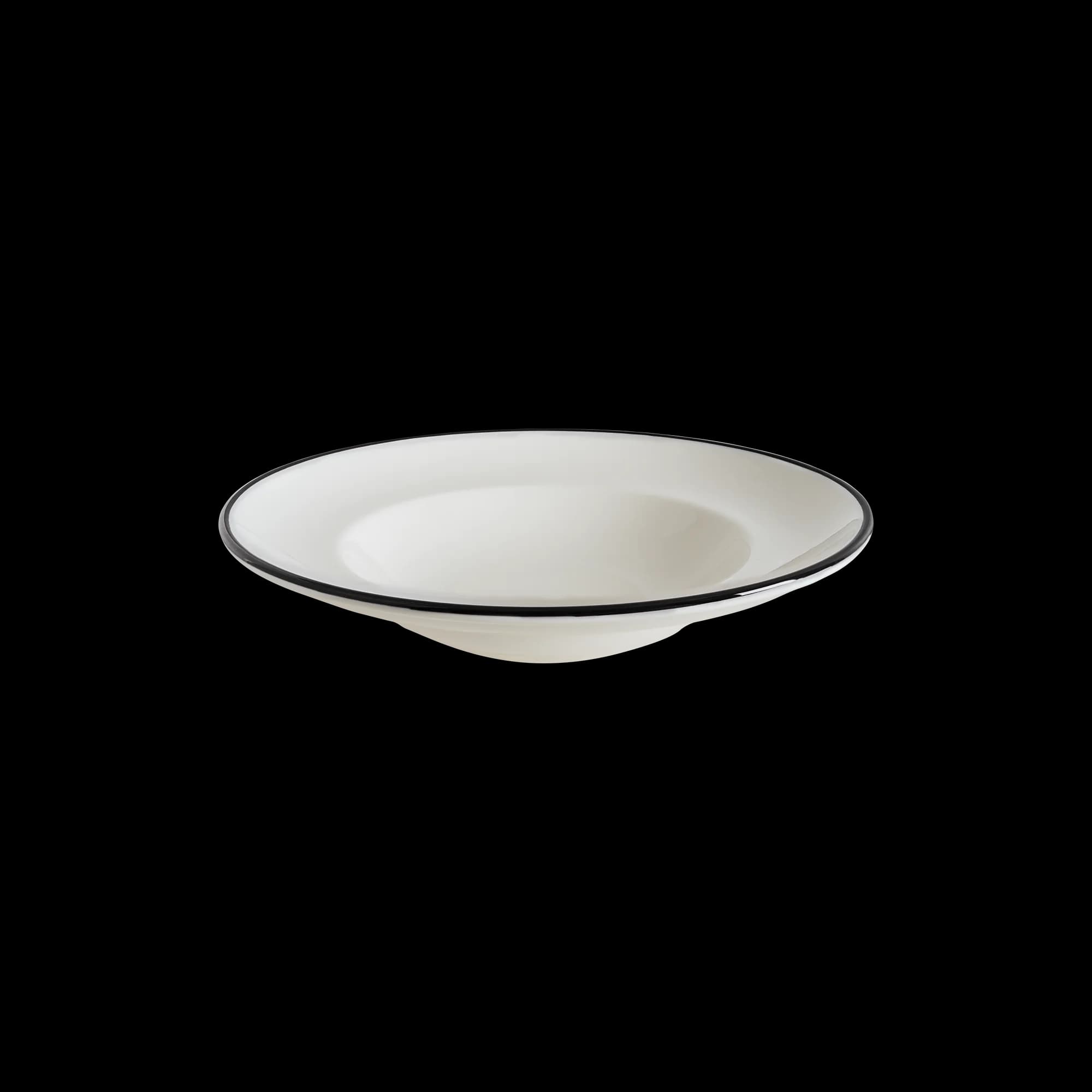 Linea Black Gourmet Deep Plate 24 cm 400 cc