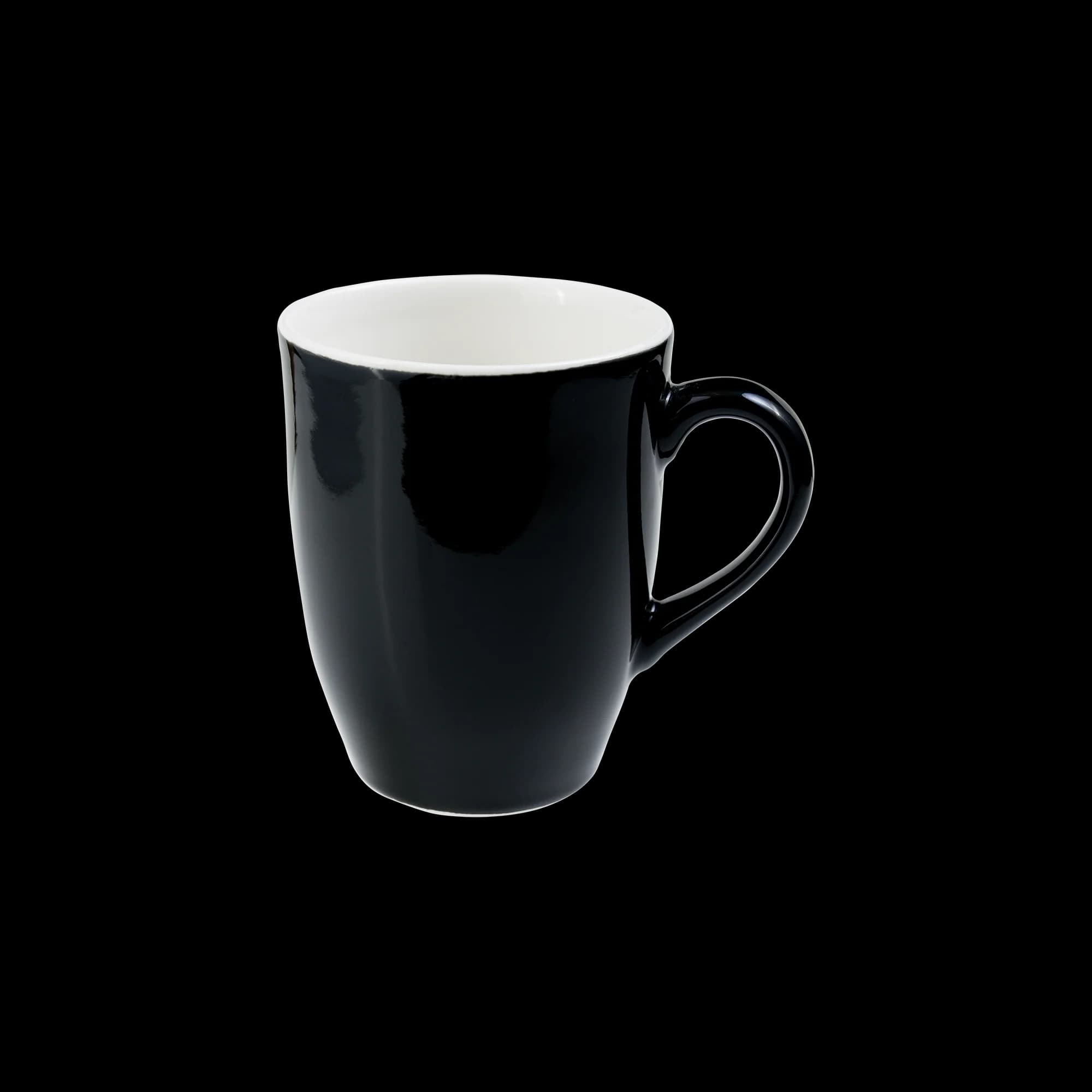 Linea Duo Black Conic Mug 330 cc