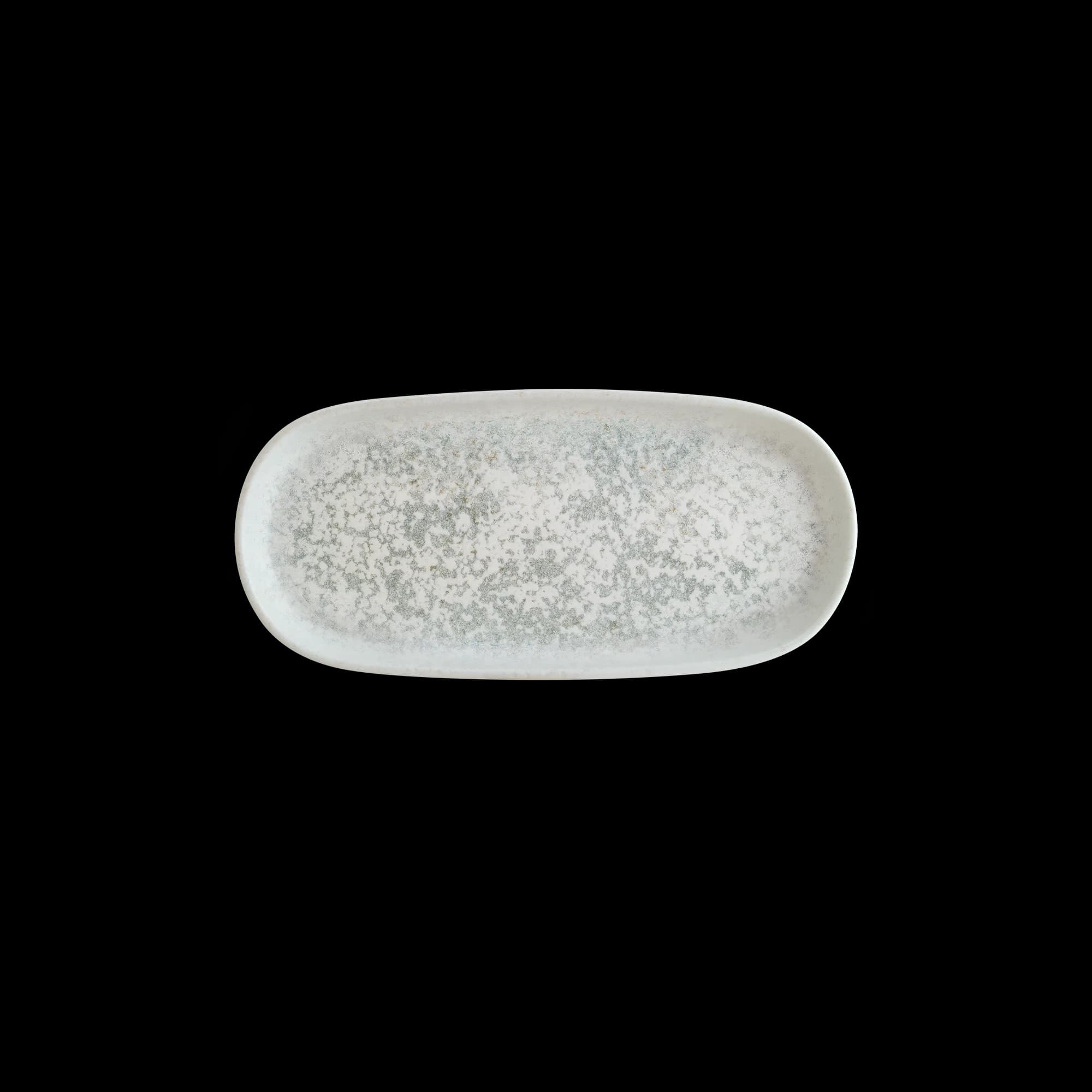 Lunar Ocean Blue 21cm oval dish
