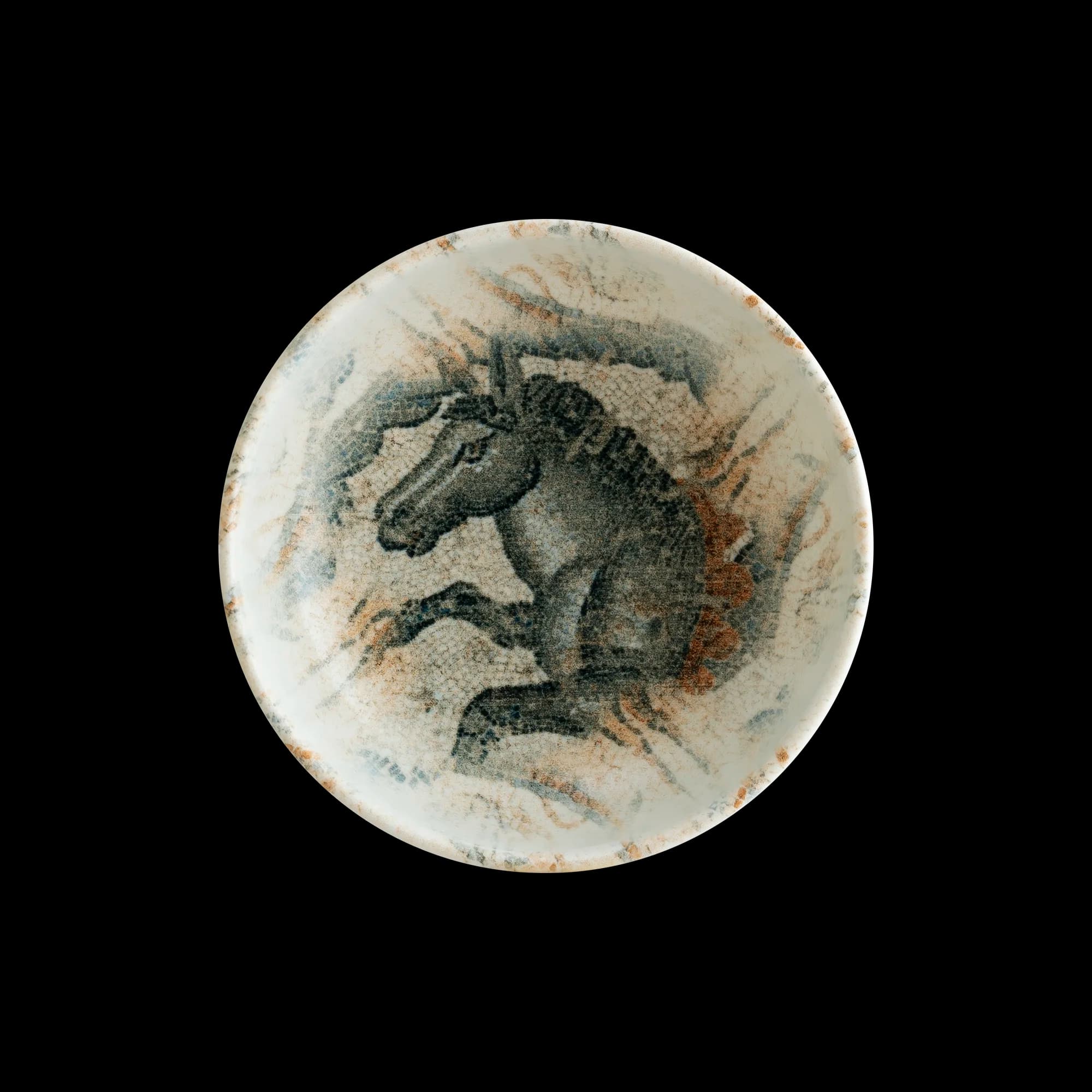 Mesopotamia Horse 14 cm Hygge Bowl  400 cc