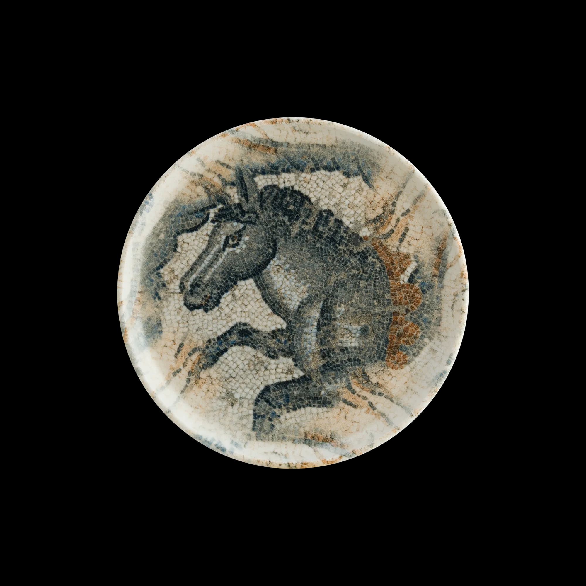 Mesopotamia Horse 16cm Hygge Flat plate