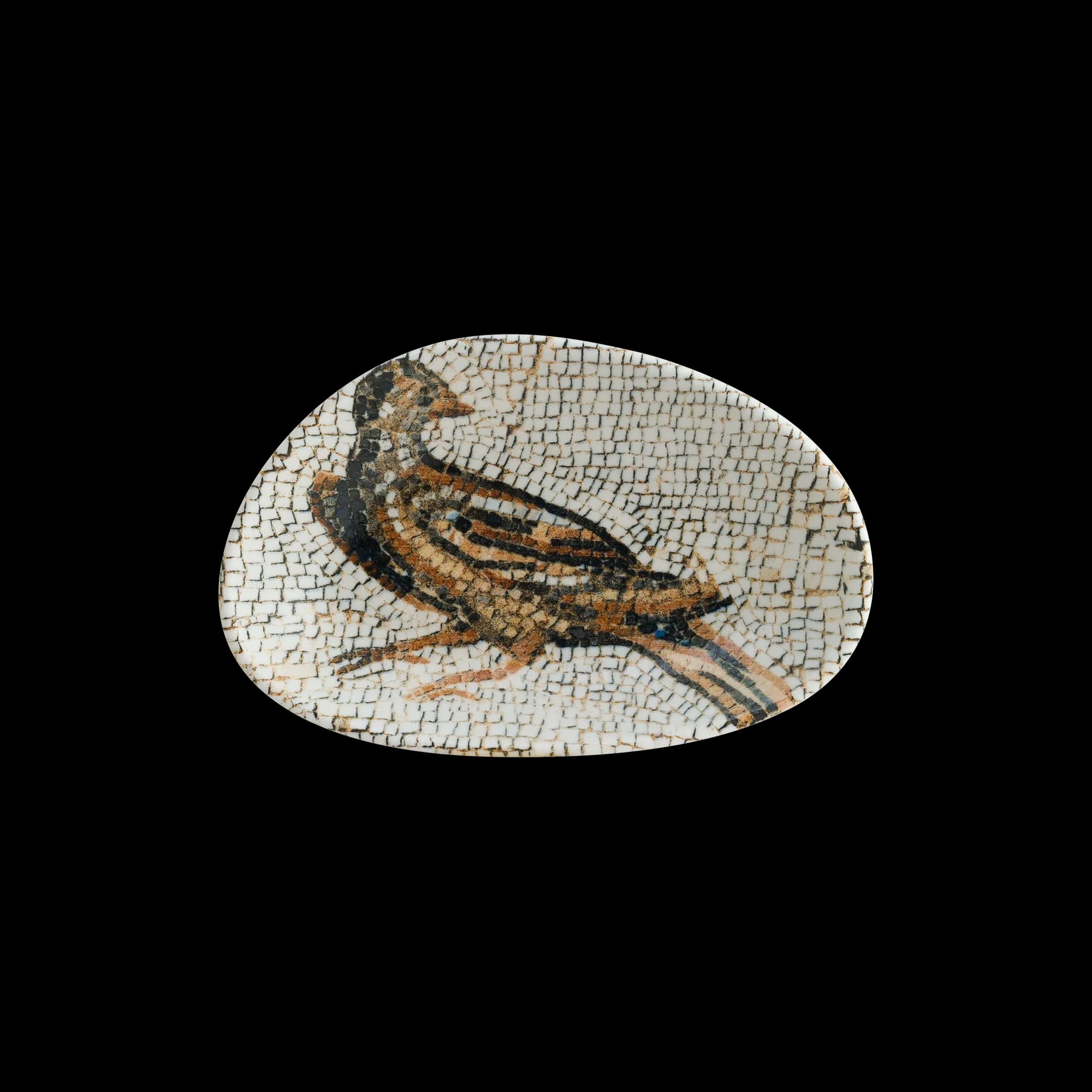 Mesopotamia Pajaro Vago Oval Plate 15*8.5 cm  140 cc
