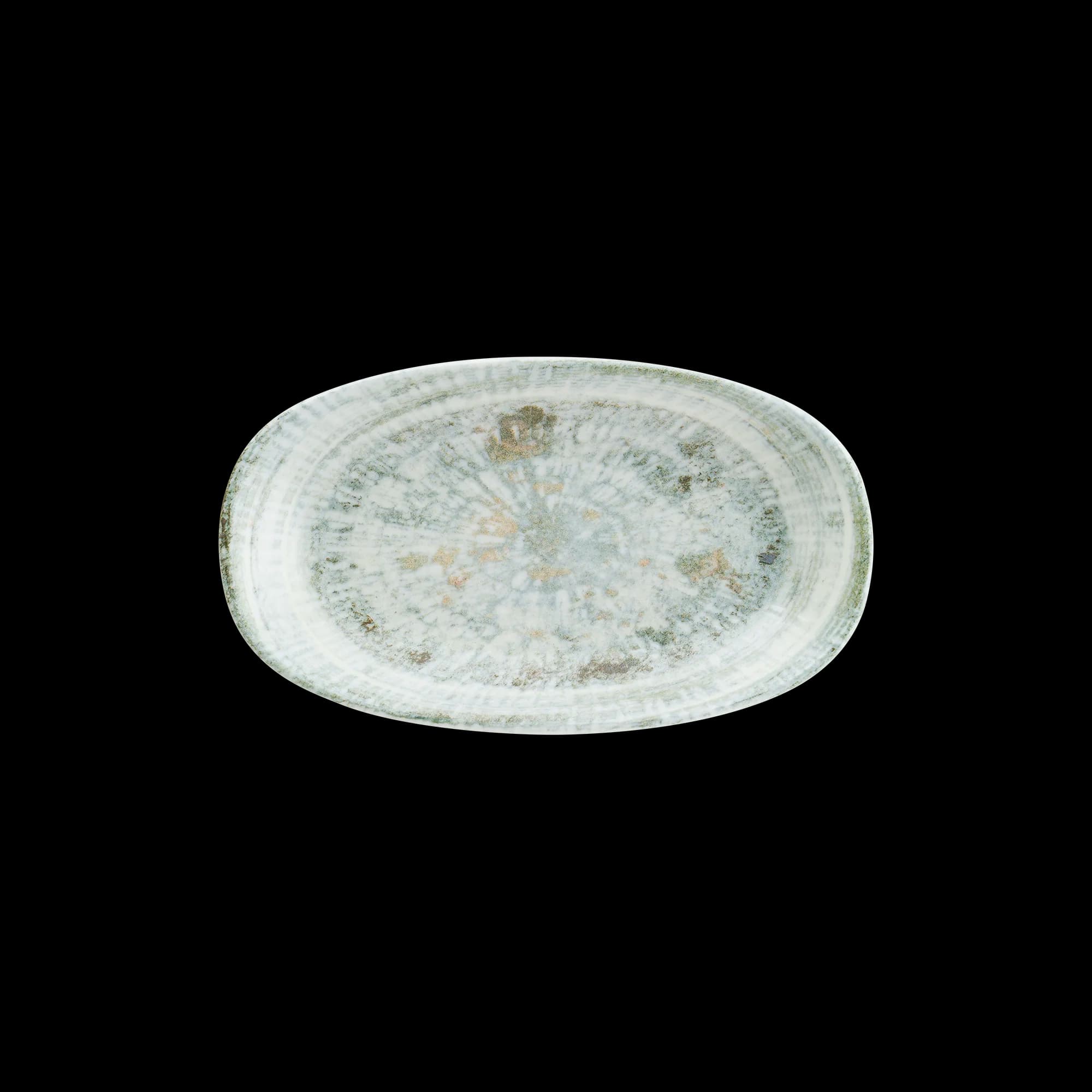 Odette Olive Gourmet Oval Plate 15*8.5 cm  95 cc
