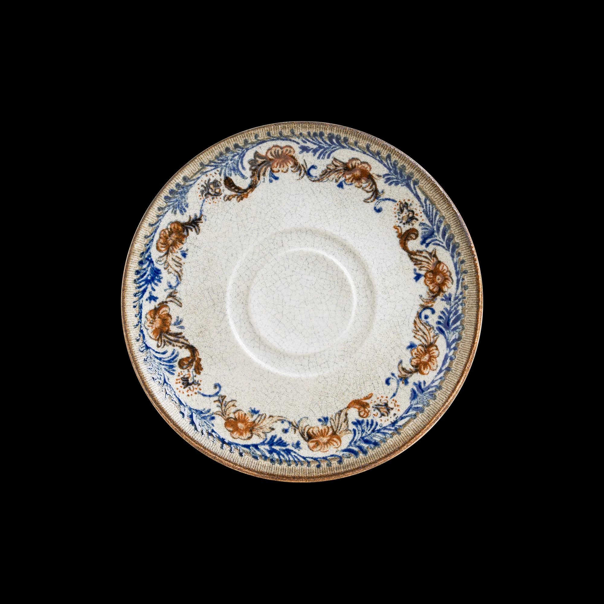 Retro Floral Gourmet Consomme Plate 19 cm