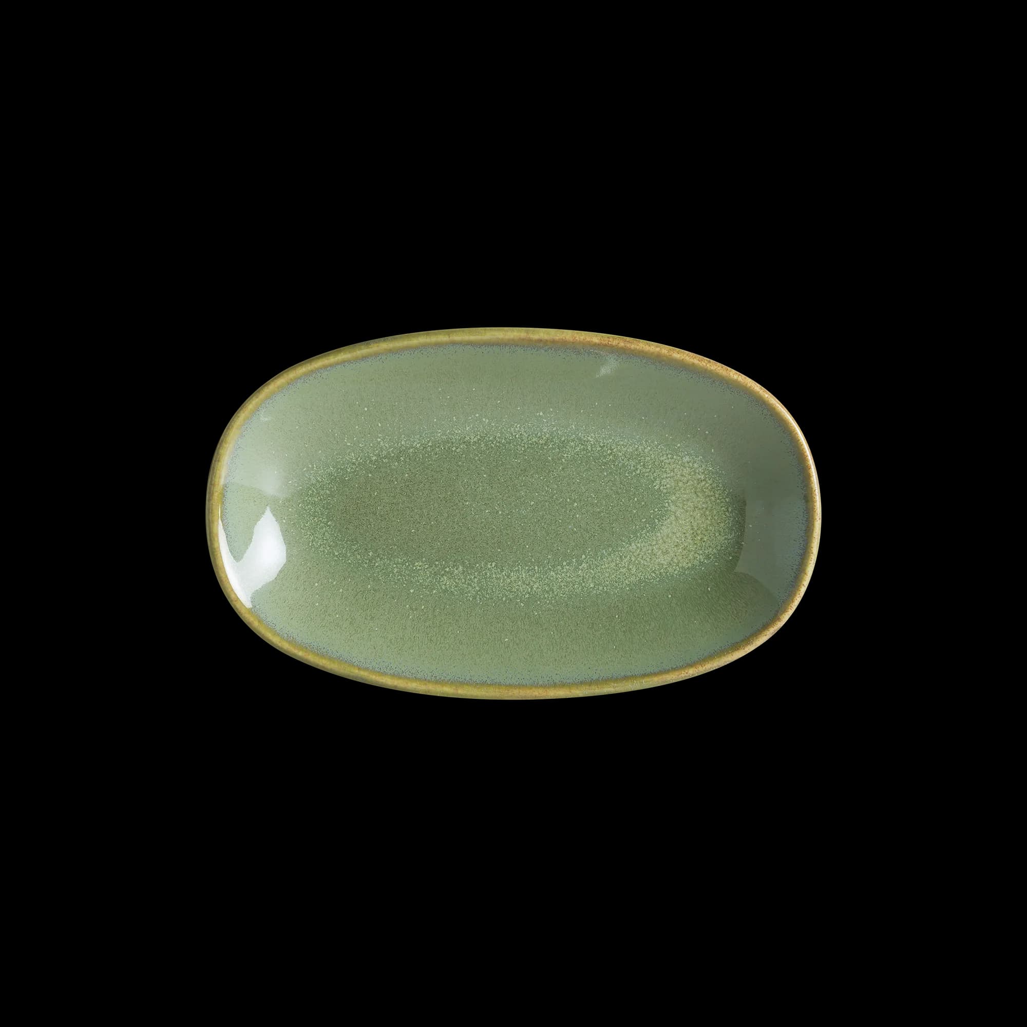 Sage Gourmet Oval Plate 15*8.5 cm  95 cc