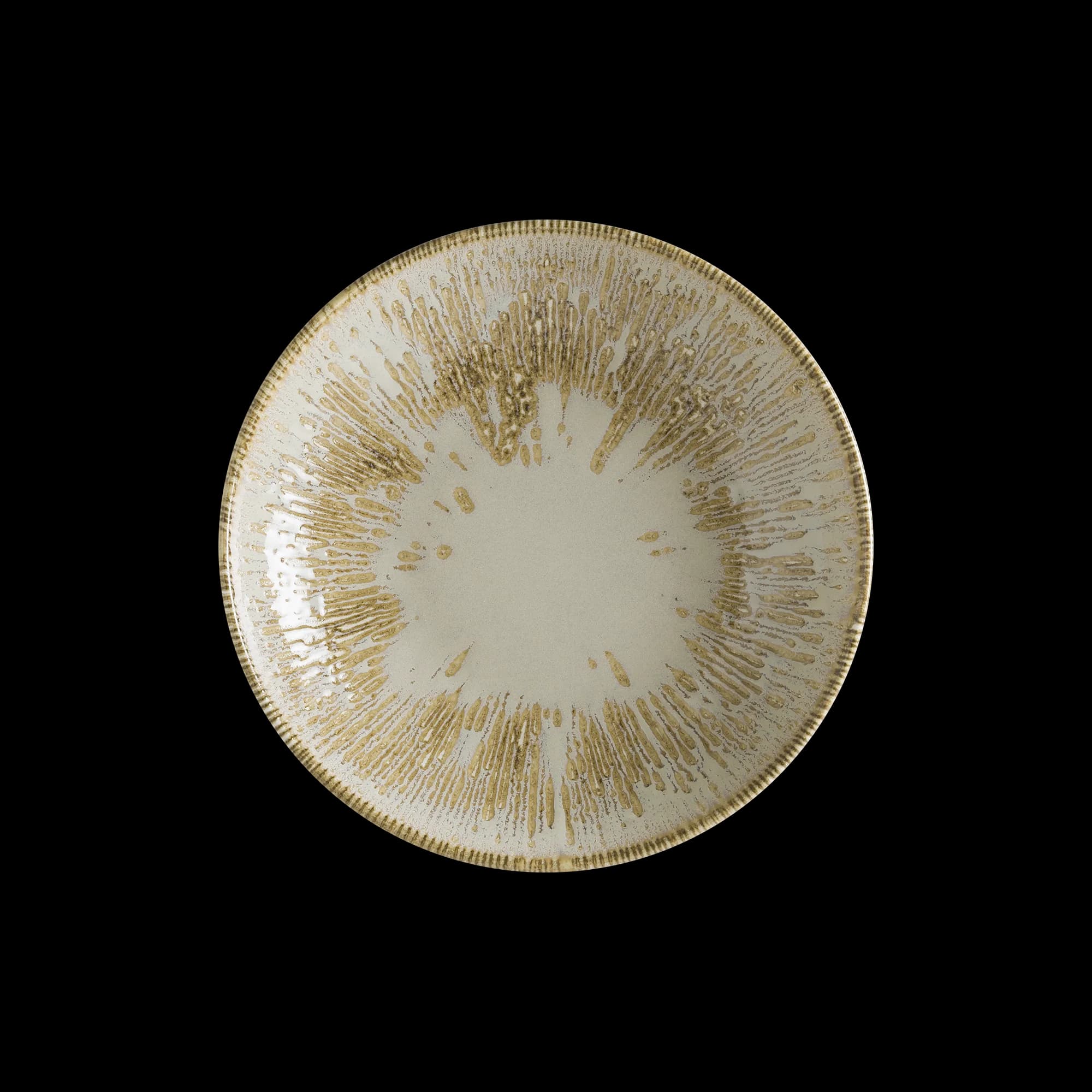 Sand Snell Bloom Deep Plate 23 cm 1000 cc