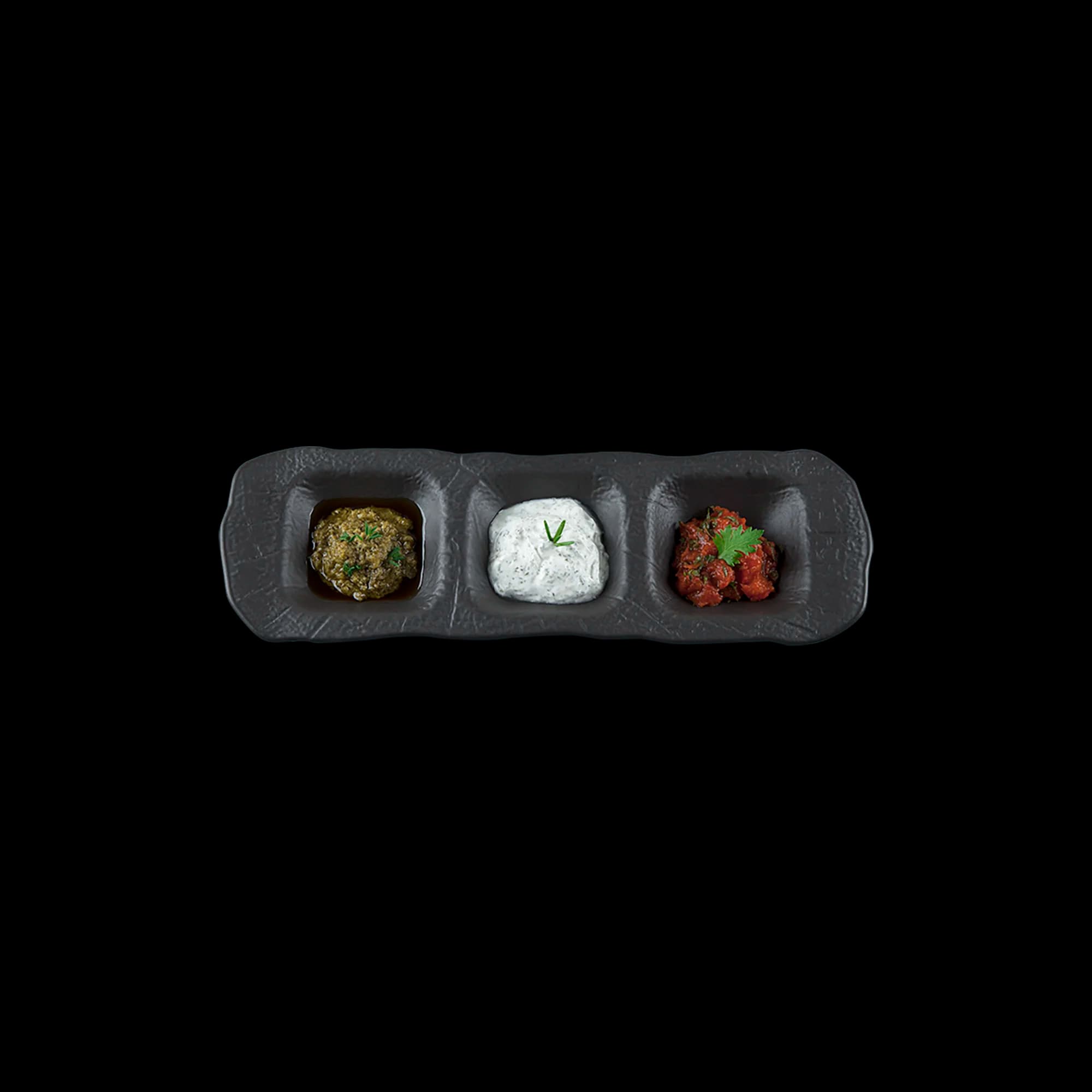 Shade Triple Sauce Bowl 30 cm *