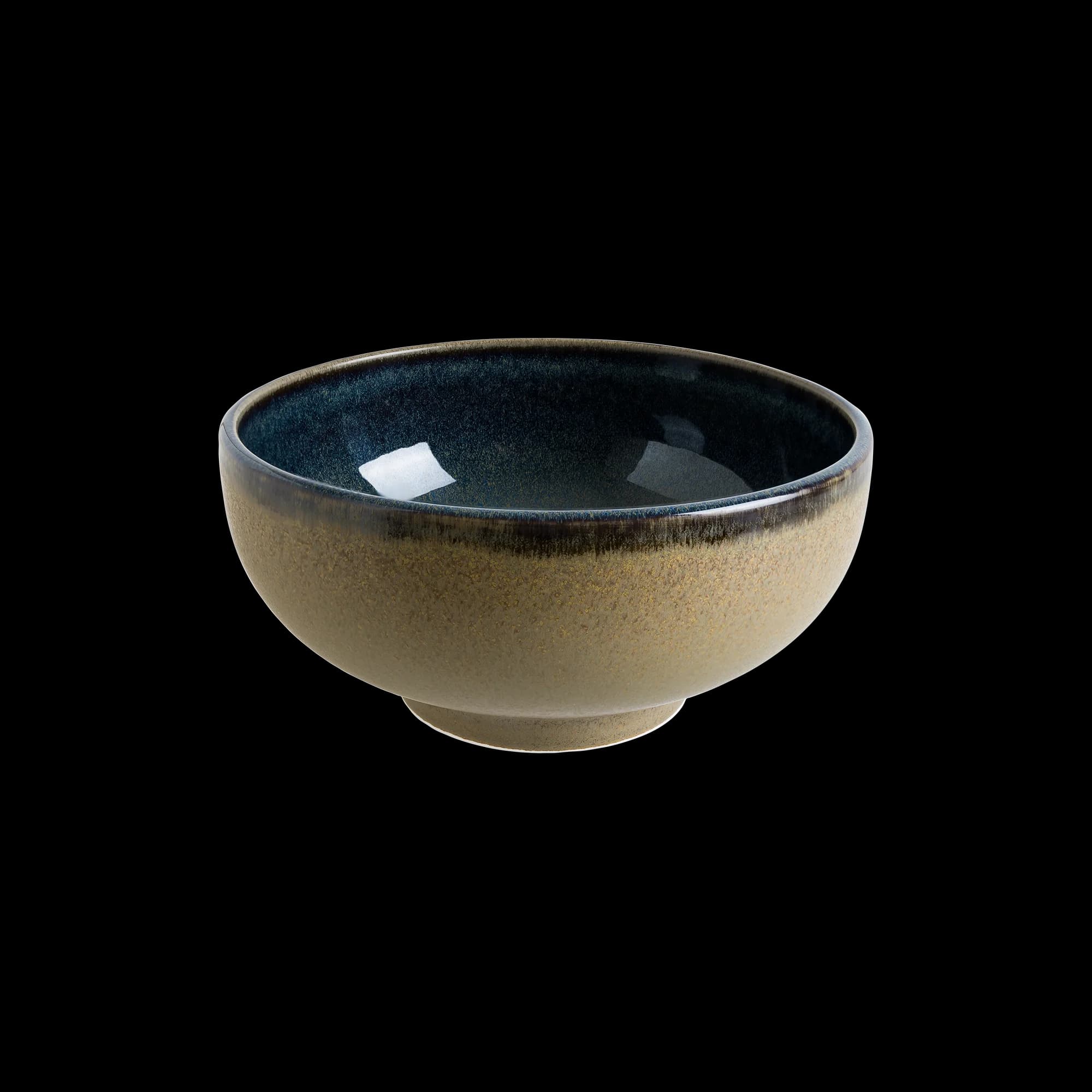 Sphere Ocean Moss 11 cm footed bowl 264 cc