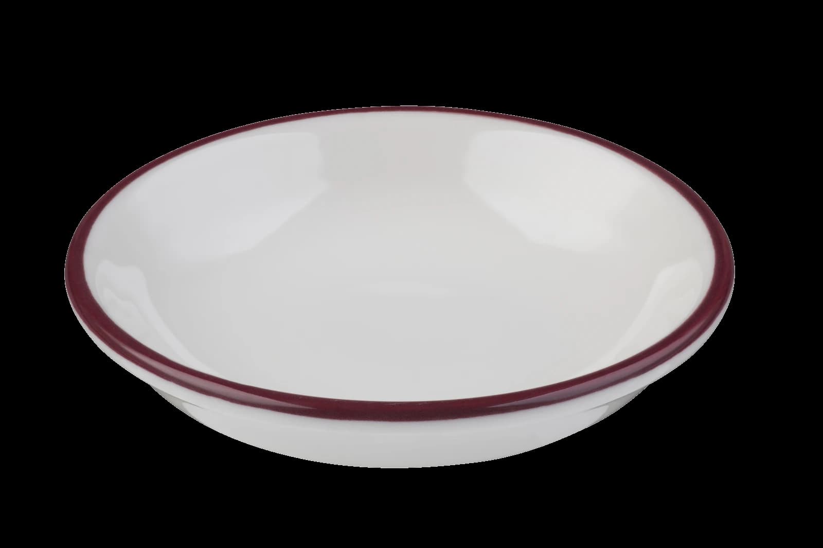ID Fine Modest Maroon Lona Deep Plate 10 cm 60 cc