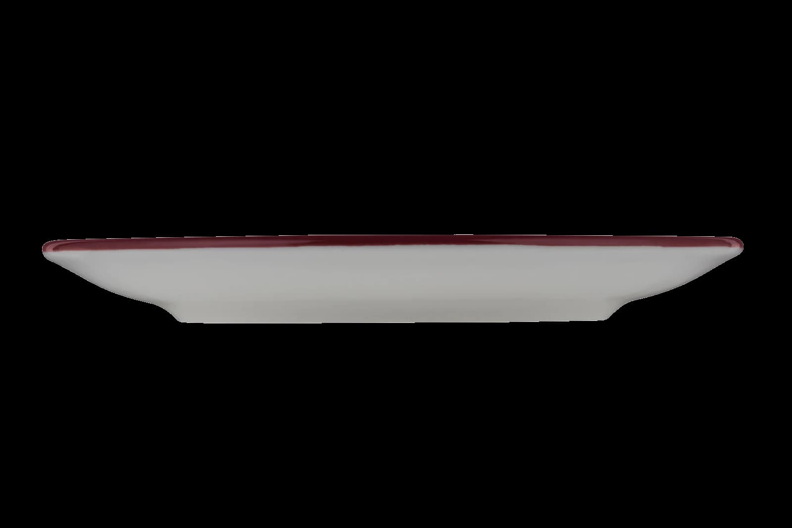 ID Fine Modest Maroon Lona Cup Tabağı 16 cm