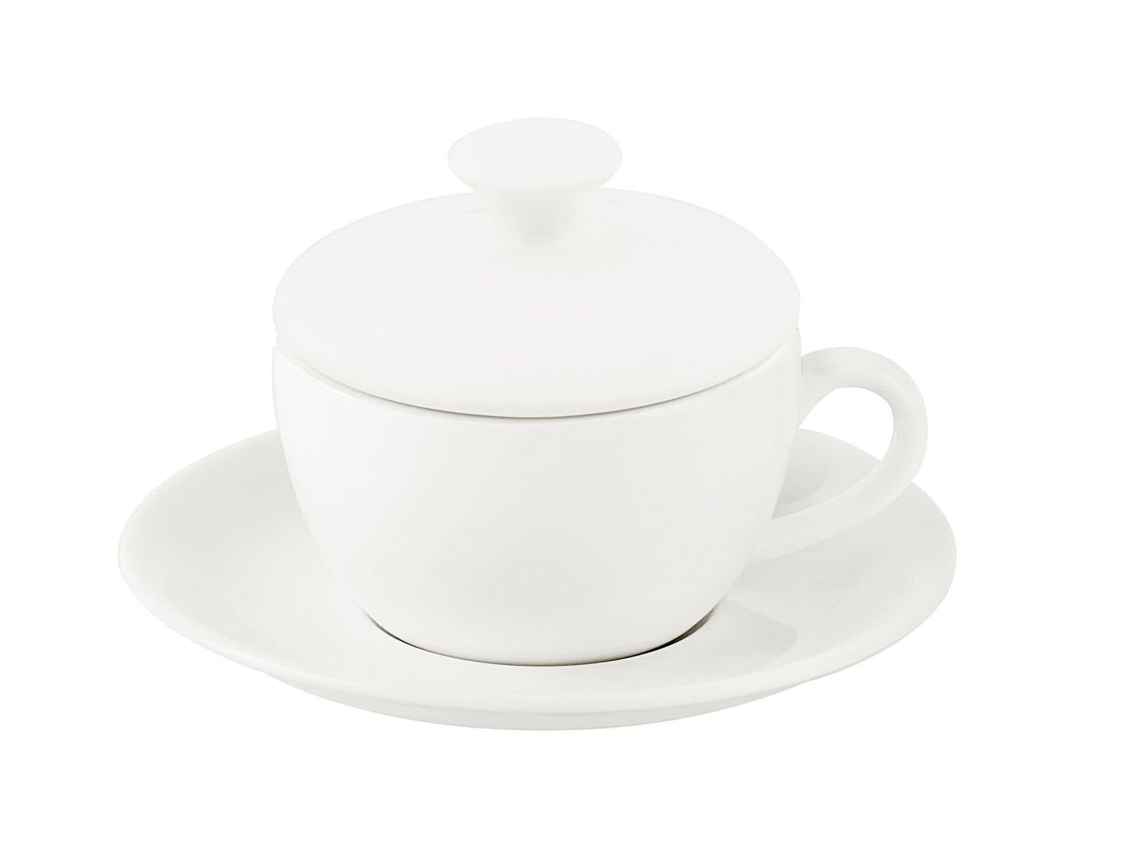 Porland Soley Alumilite Lid & Saucer Tea Cup 207cc 6 Pieces
