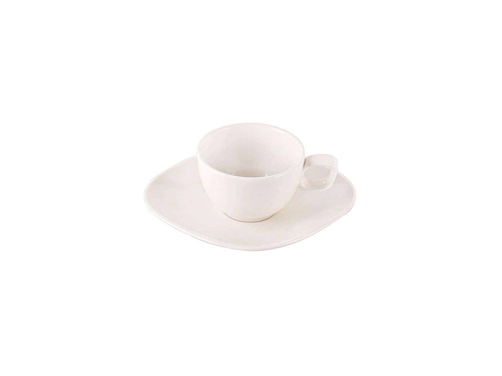 Porland Perspective Alumilite Coffee Cup with Saucer 80cc 12 Pieces