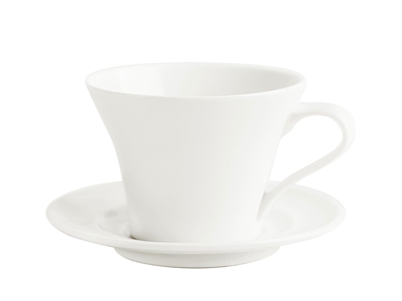 Porland Finesse Alumilite Saucer Tea Cup 340cc 6 Pieces