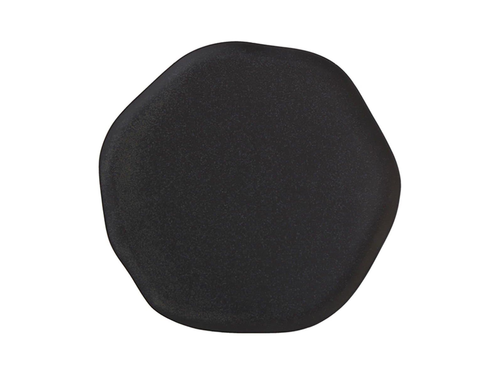 Porland Pure Seasons Black Flat Plate 27cm 6 pieces