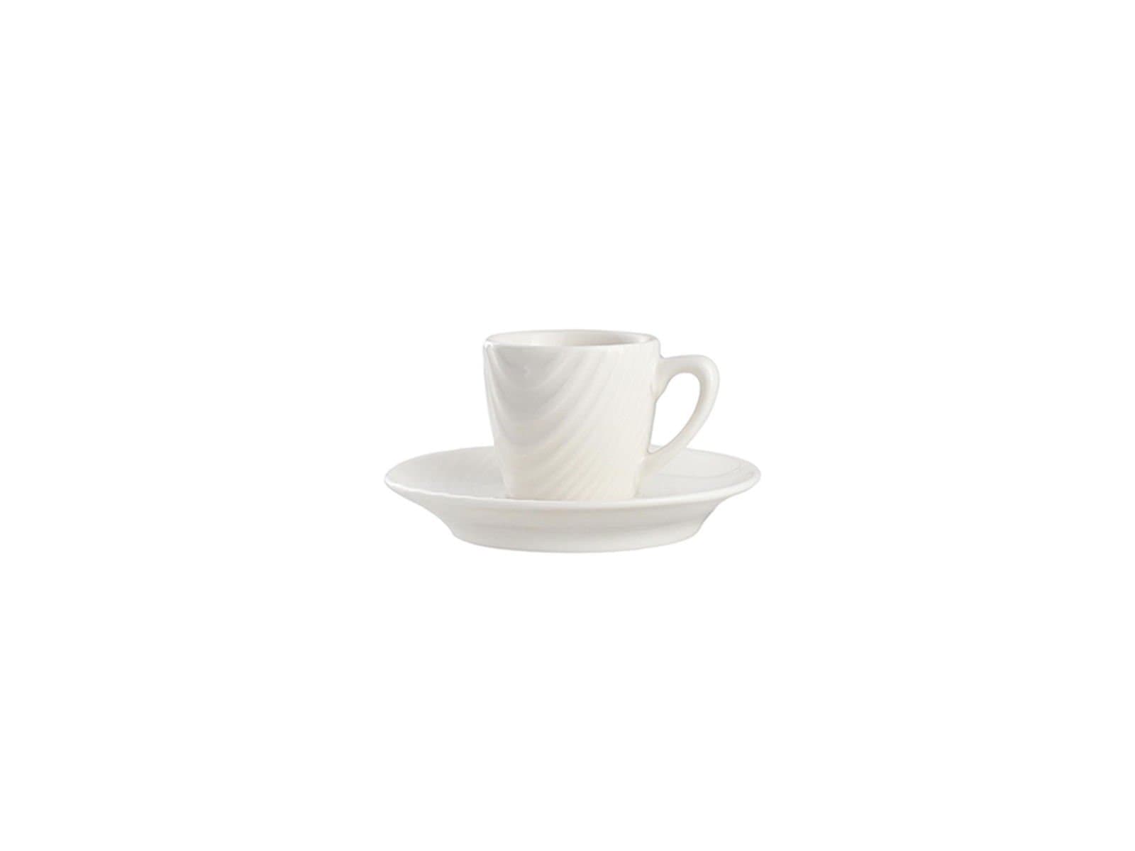 Porland Nirvana Alumilite Coffee Cup with Saucer 75cc 12 pieces