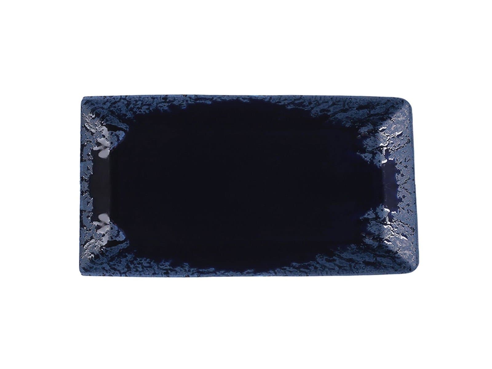 Porland Ethos Root Blue Boat Plate 13x23cm 12 pieces