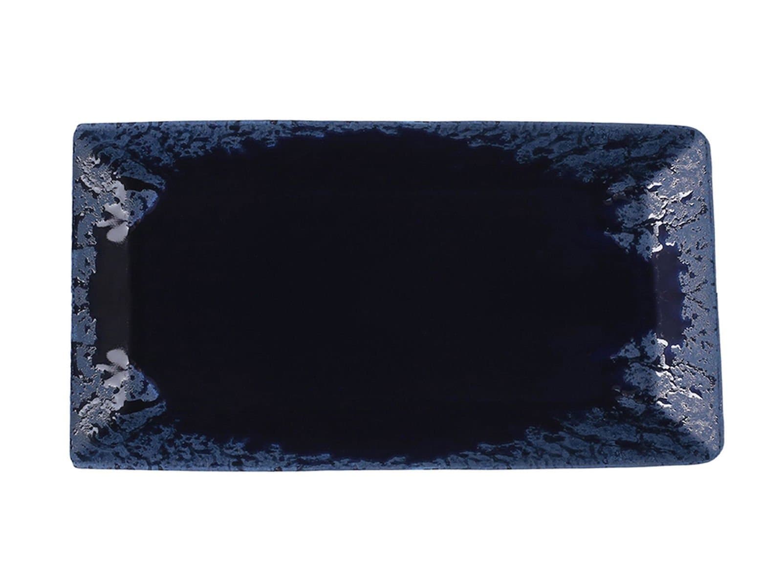 Porland Ethos Root Blue Boat Plate 17x33cm 6 pieces