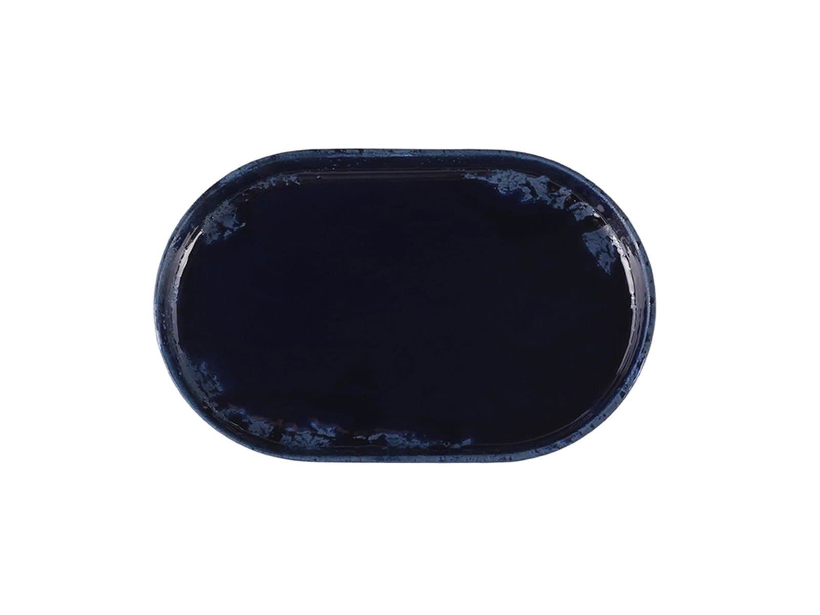 Porland Ethos Root Blue Boat Plate 32cm