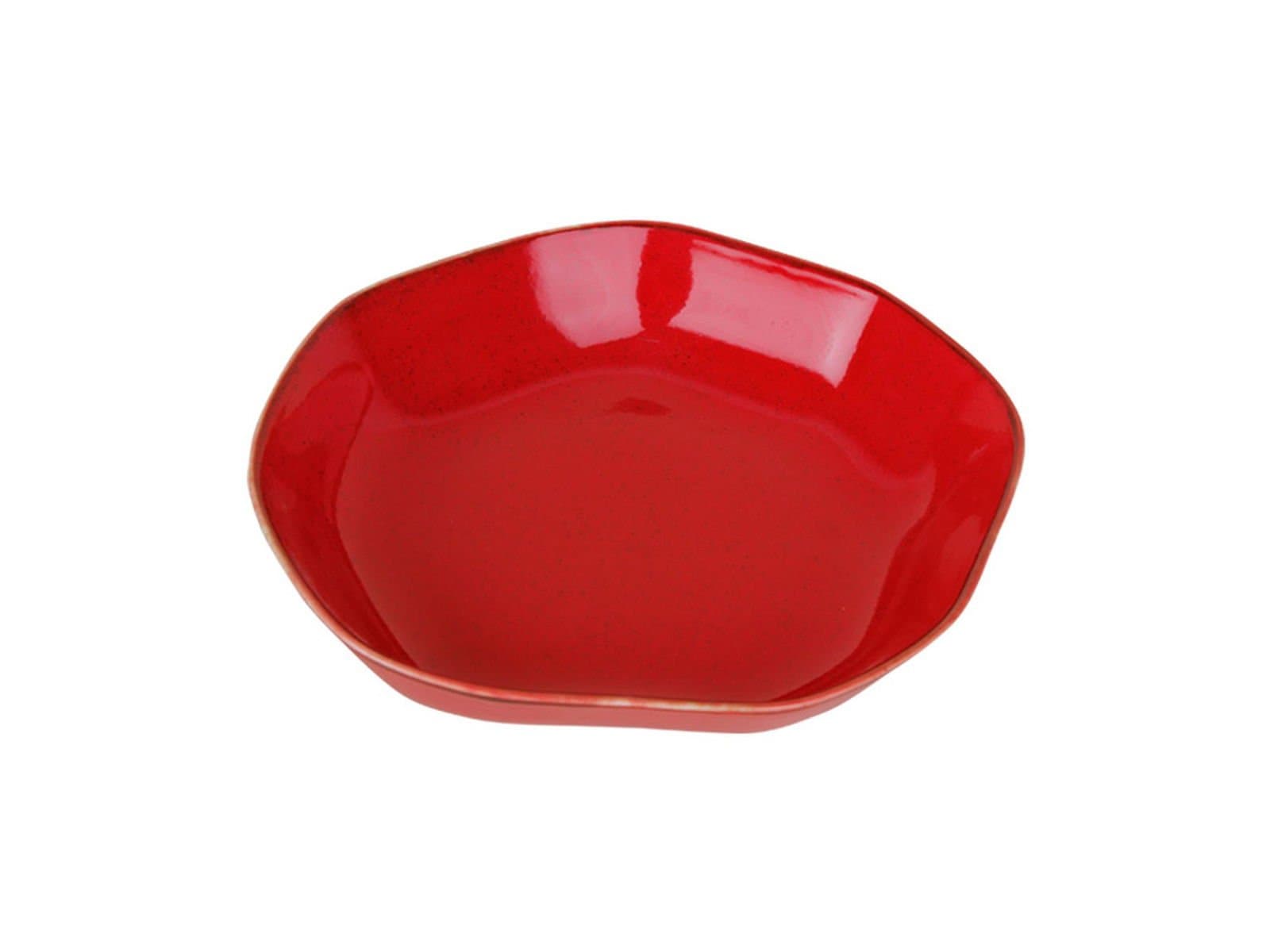 Porland Pure Seasons Red Deep Plate 21cm 6 pieces