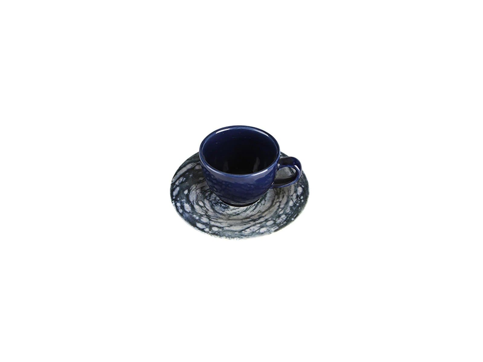 Porland Ethos Vortex Coffee Cup with Saucer 85cc 6 pieces