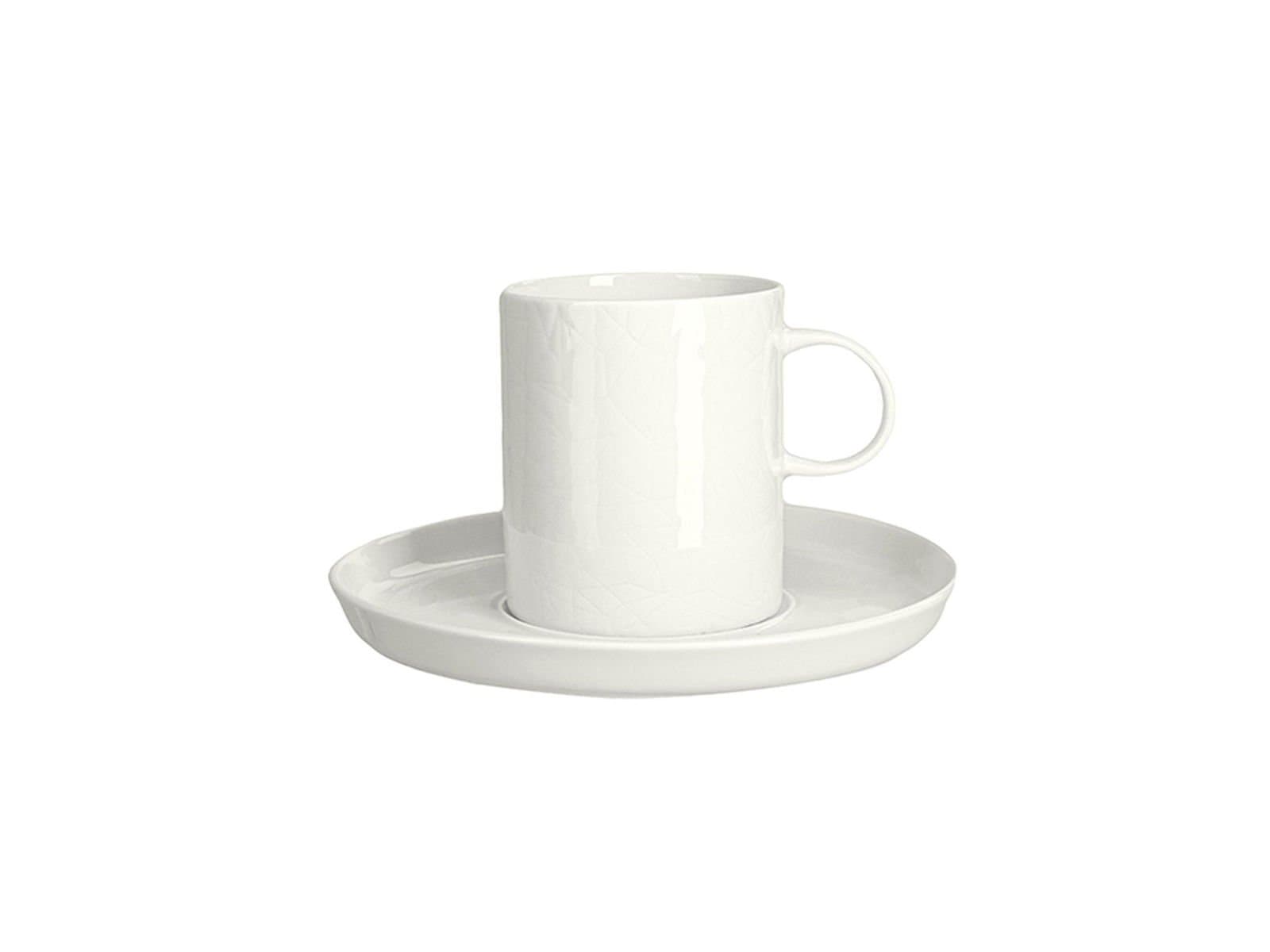 Porland Illusion Alumilite Saucer Tea Cup 200cc 6 pieces