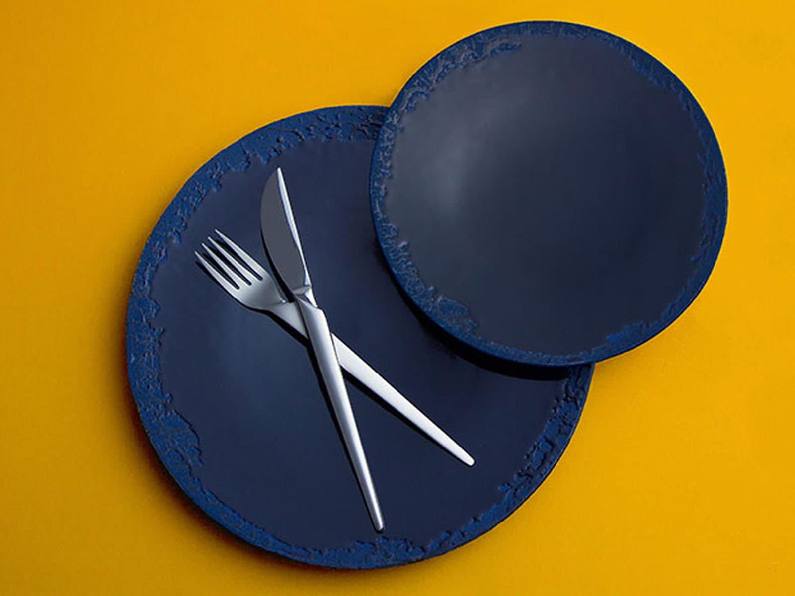 Porland Ethos Root Blue 18 Piece Dinner Set for 6 People