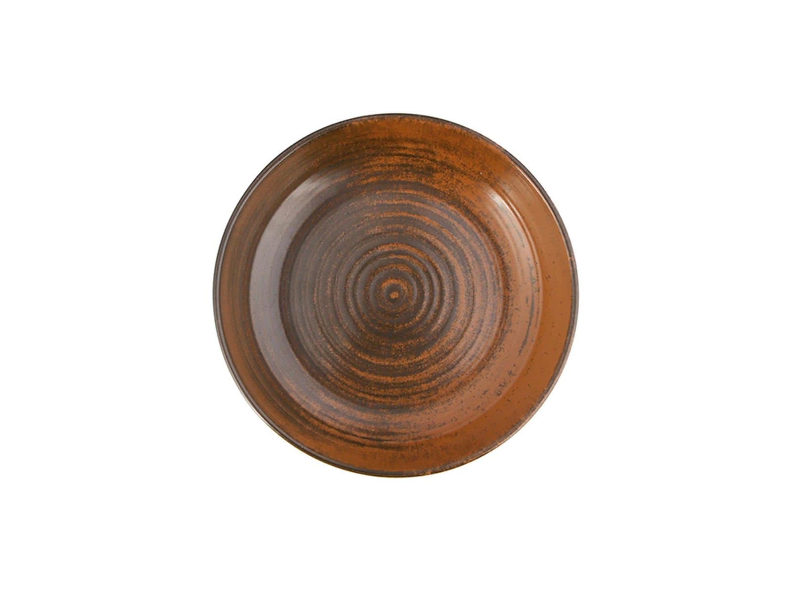 Porland Lykke Brown Bowl 17cm 6 pcs