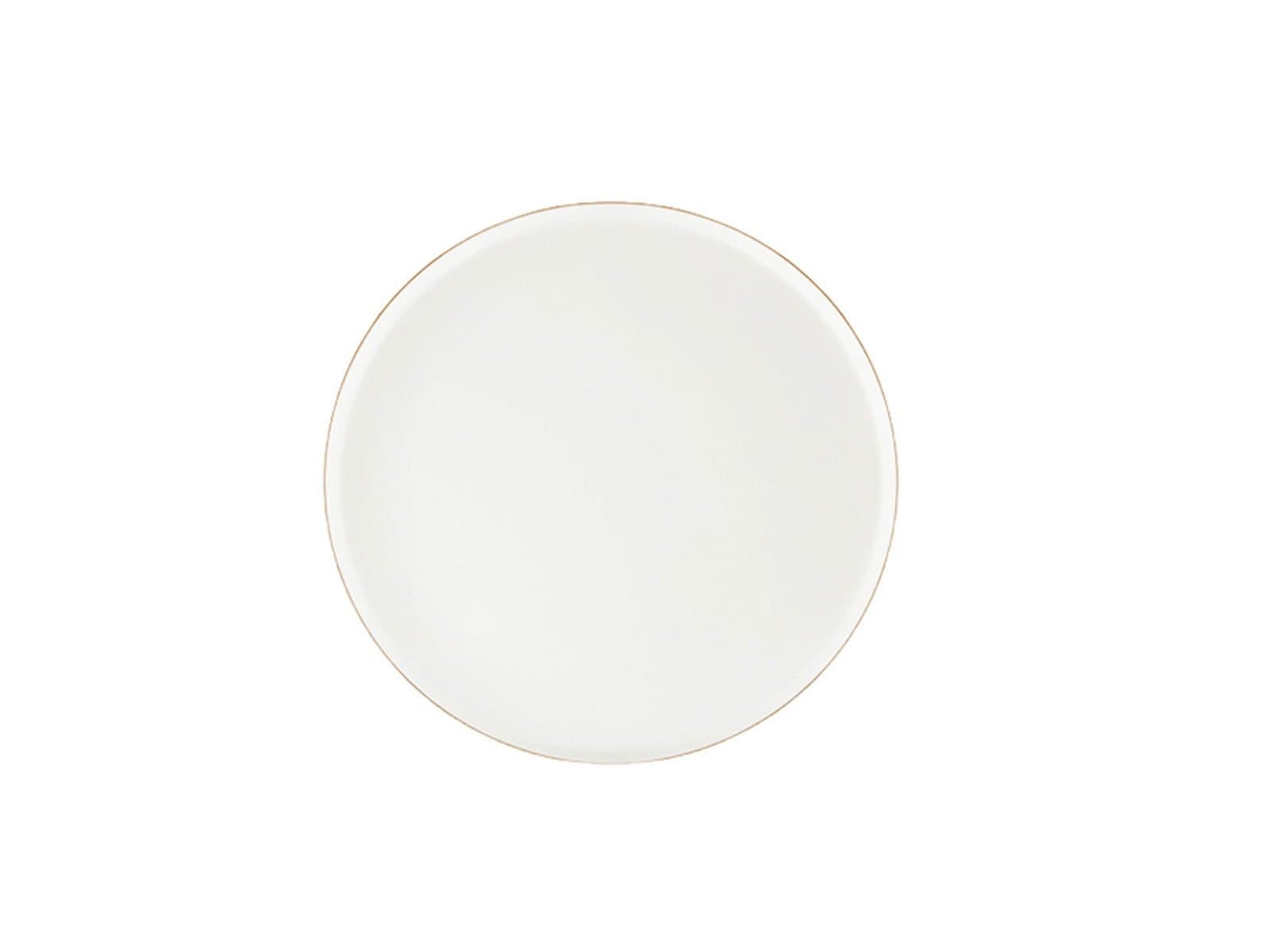 Porland Chopin Gold Gilded Flat Plate 21cm