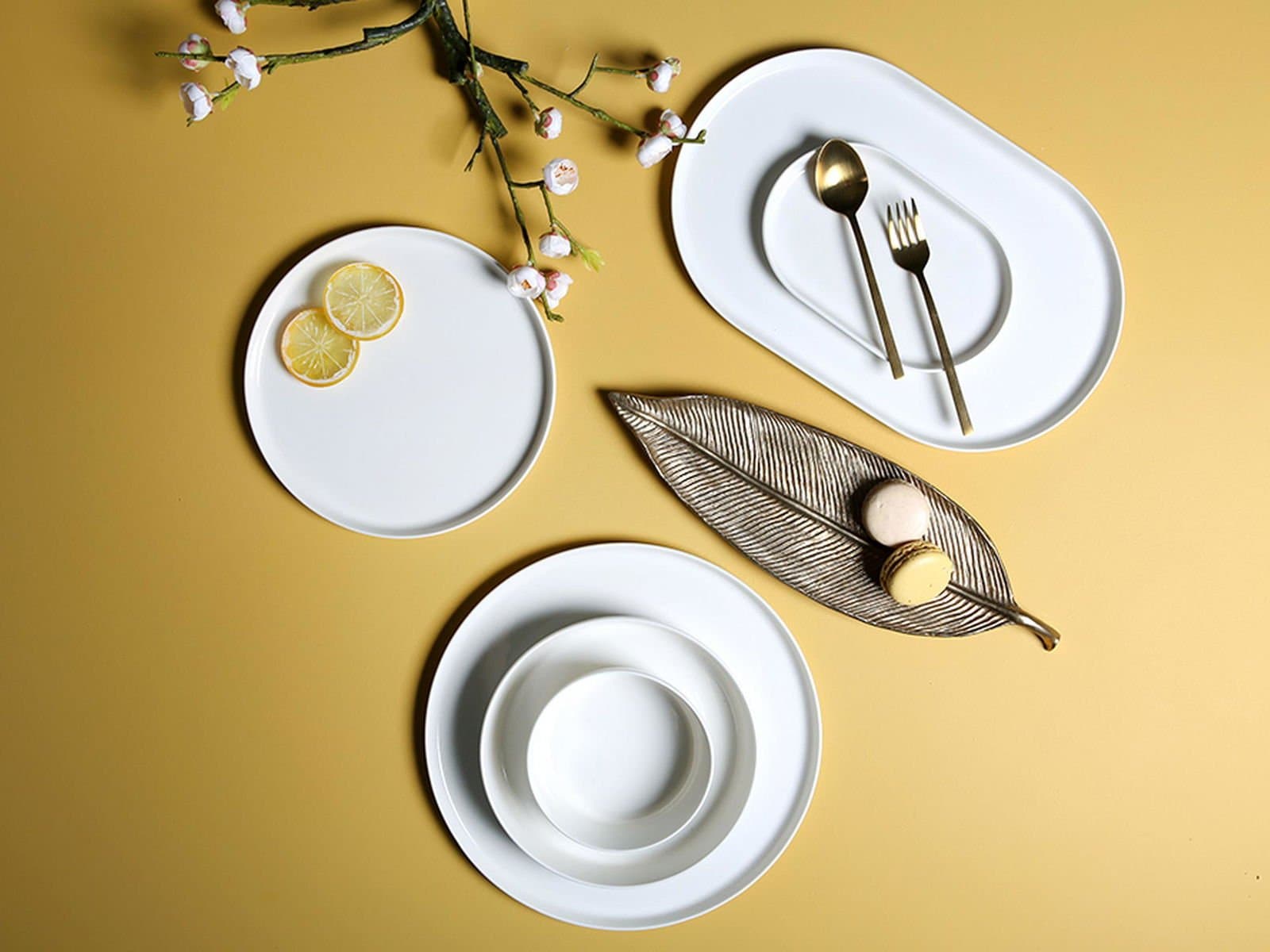 Porland Chopin Alumilite 27 Piece Dinner Set for 6 People