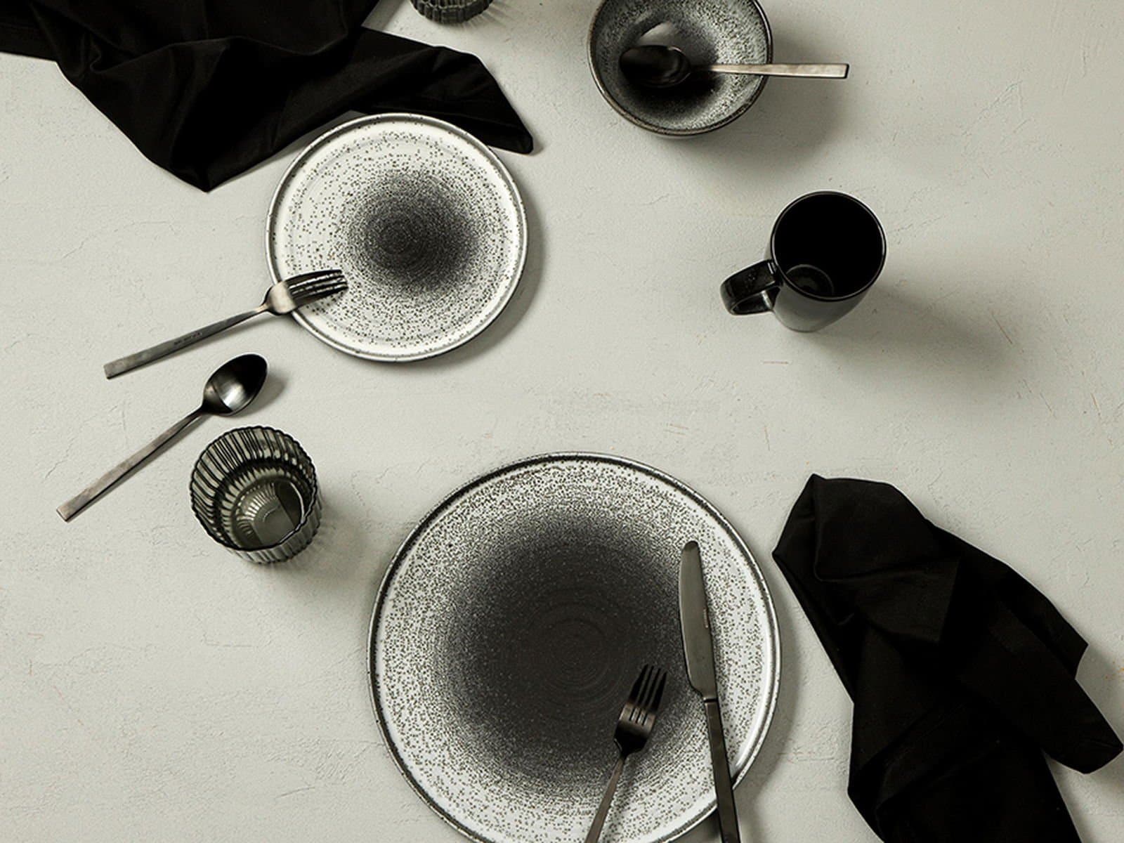 Porland Ethos Twilight 4 Piece Single Dinner Set