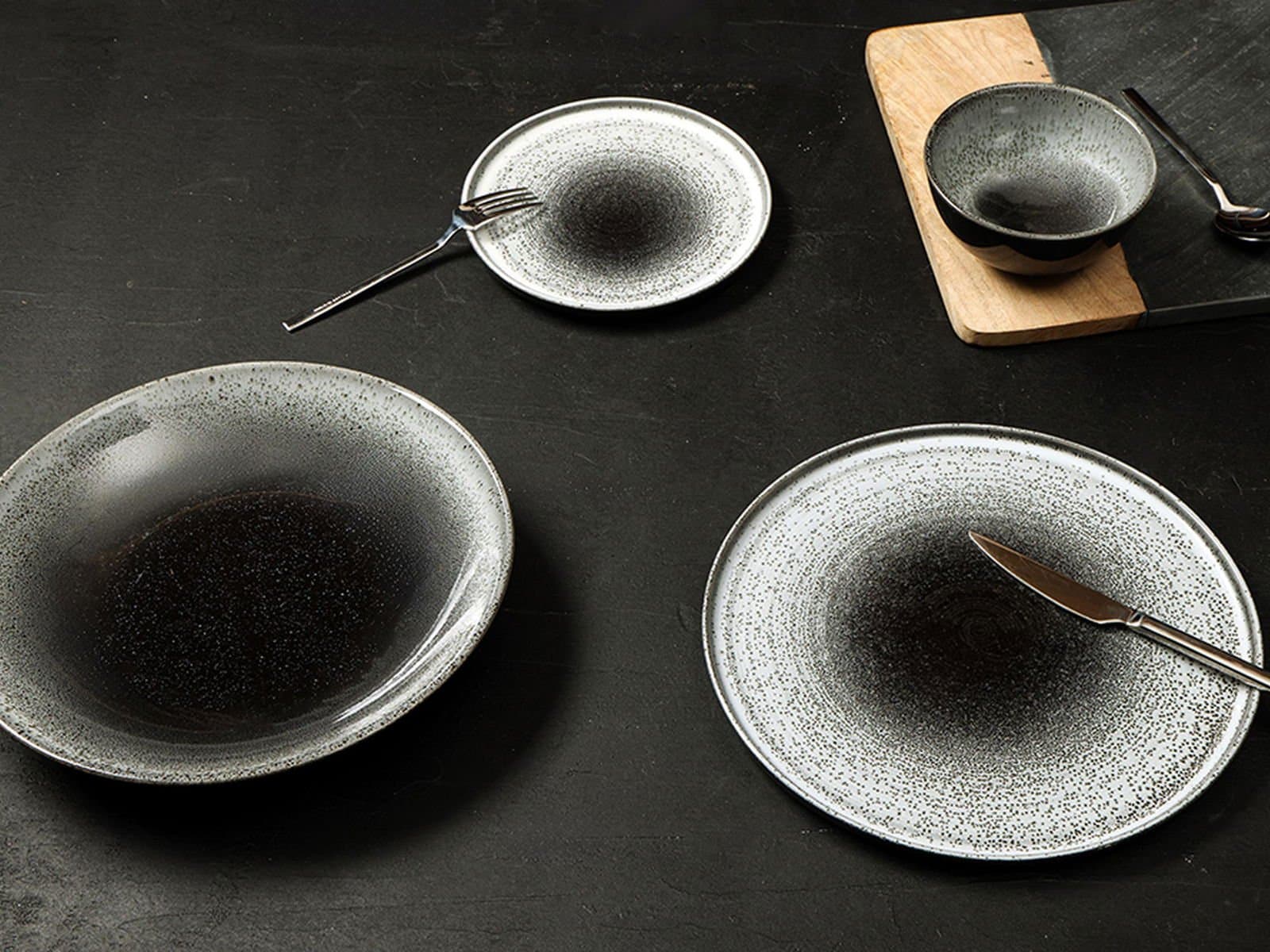 Porland Ethos Twilight 4 Piece Single Dinner Set