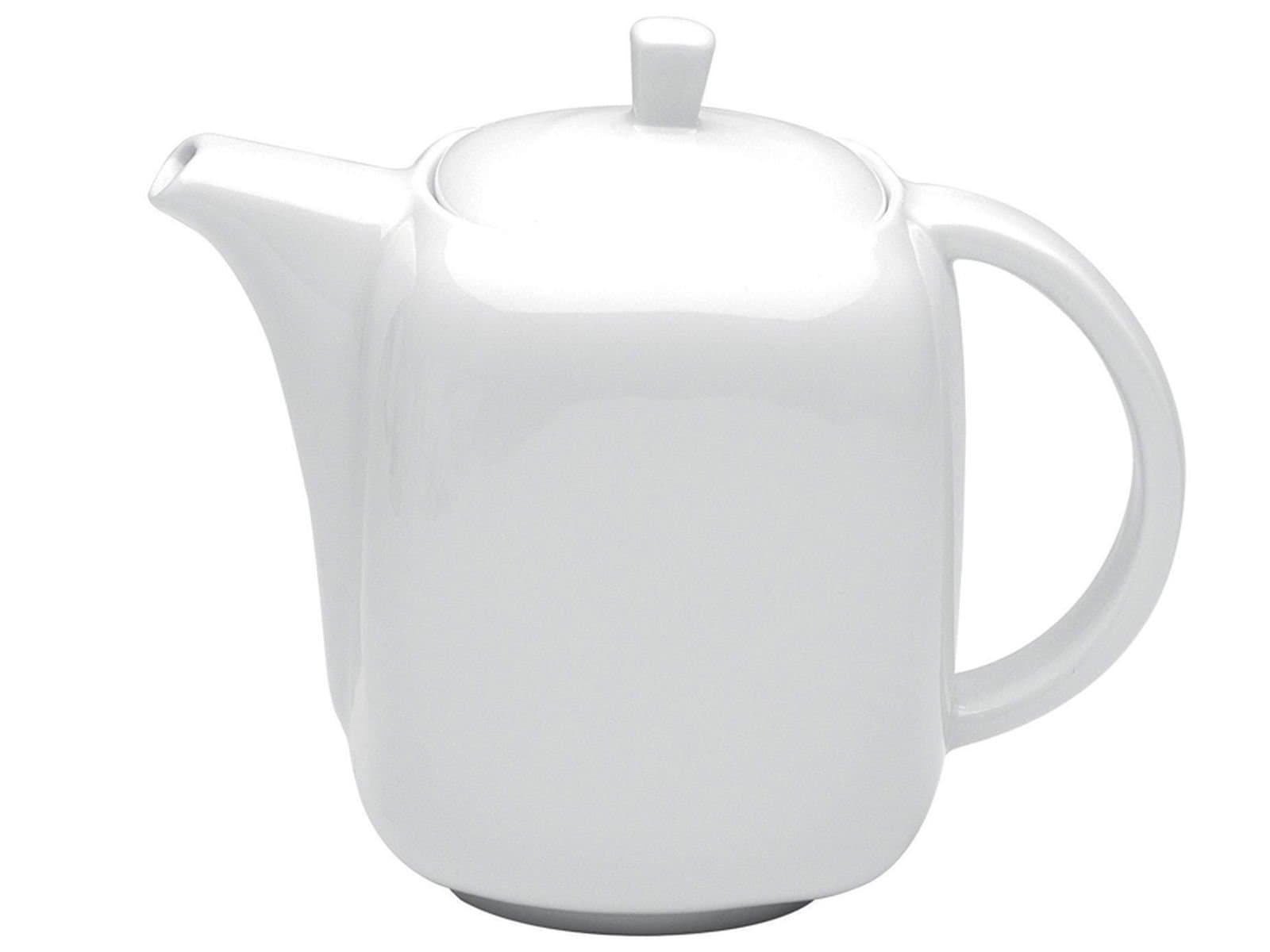 Porland Paloma White Lidded Teapot 675cc